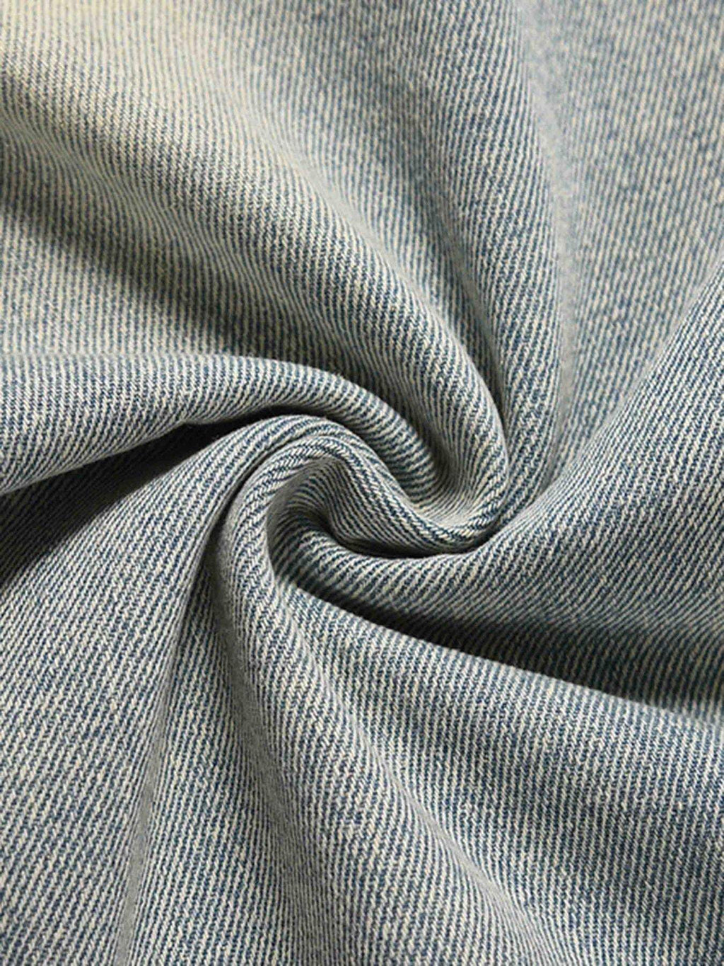 Washed Worn Loose Jeans