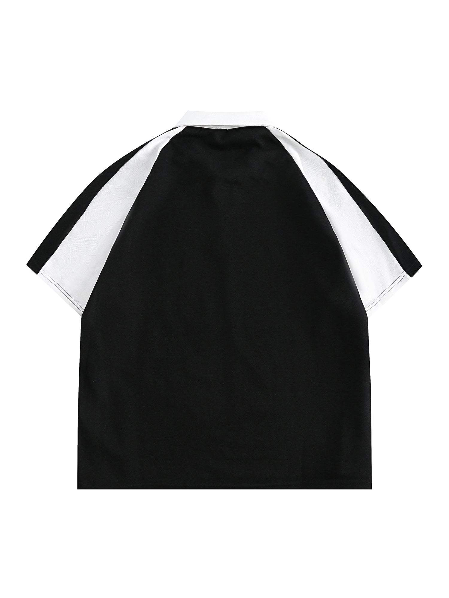 Disguisen American Retro Patchwork POLO Shirt