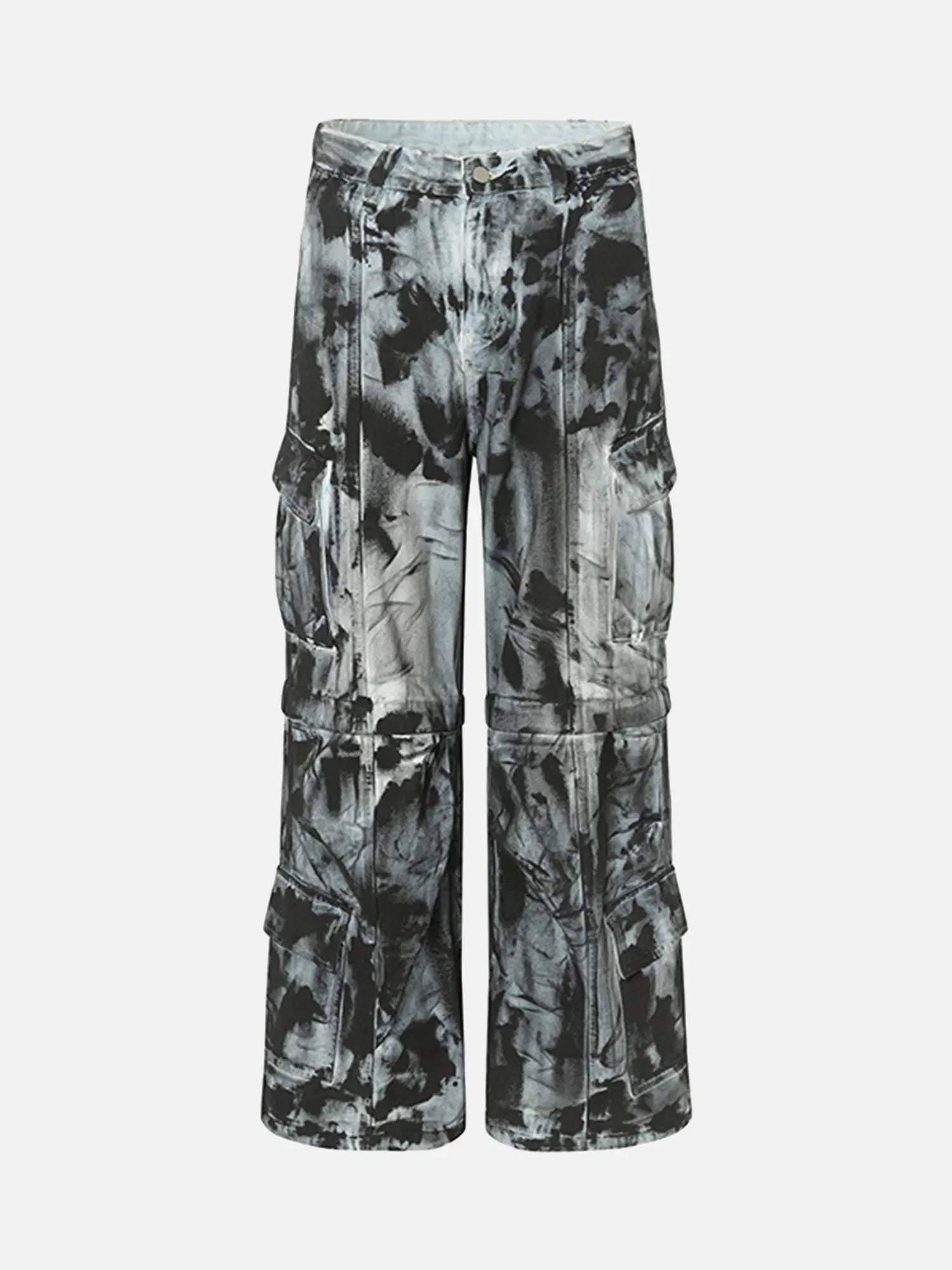 Disguisen Street Fashion Heavy Industry Washed Jeans-8876