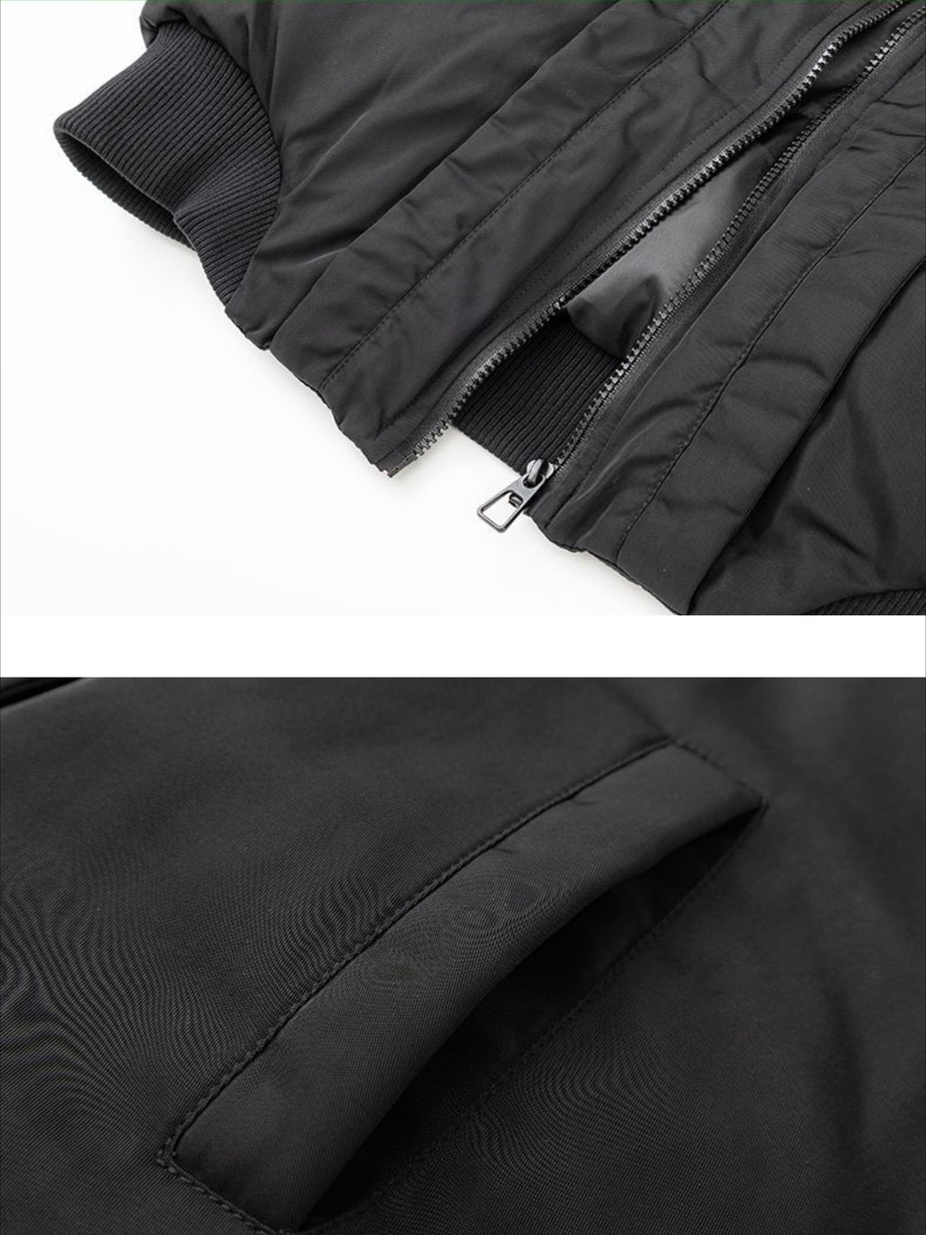 Deconstructed Padded Curved Short Flight Suit