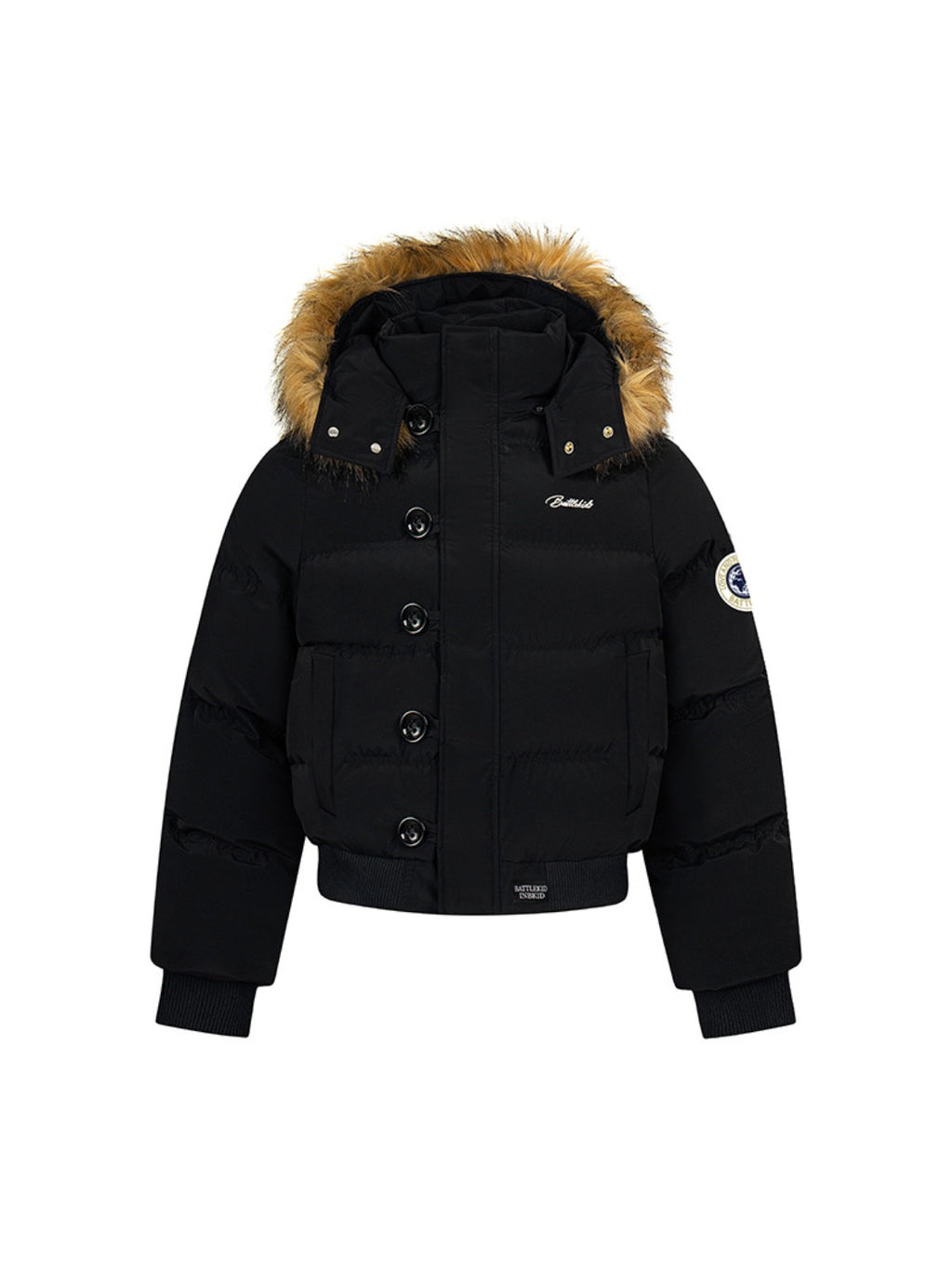 Winter Big Collar Removable Coat