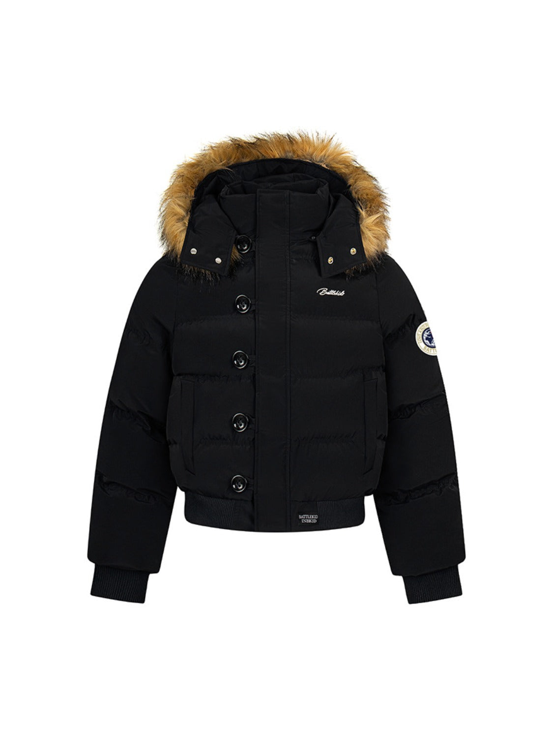 Winter Big Collar Removable Coat