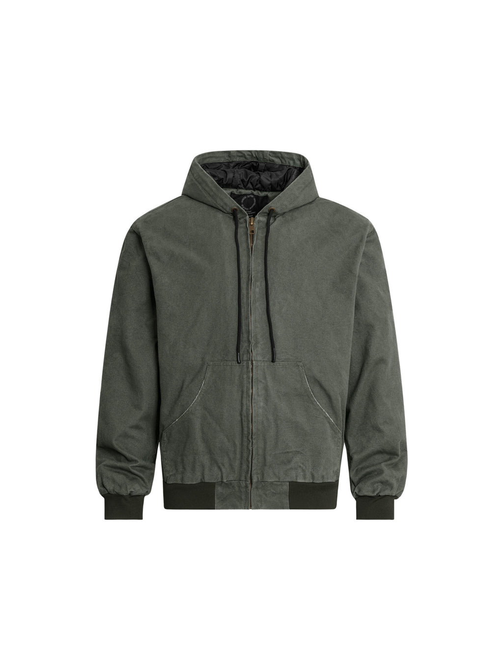 Washed Distressed Quilted Jacket