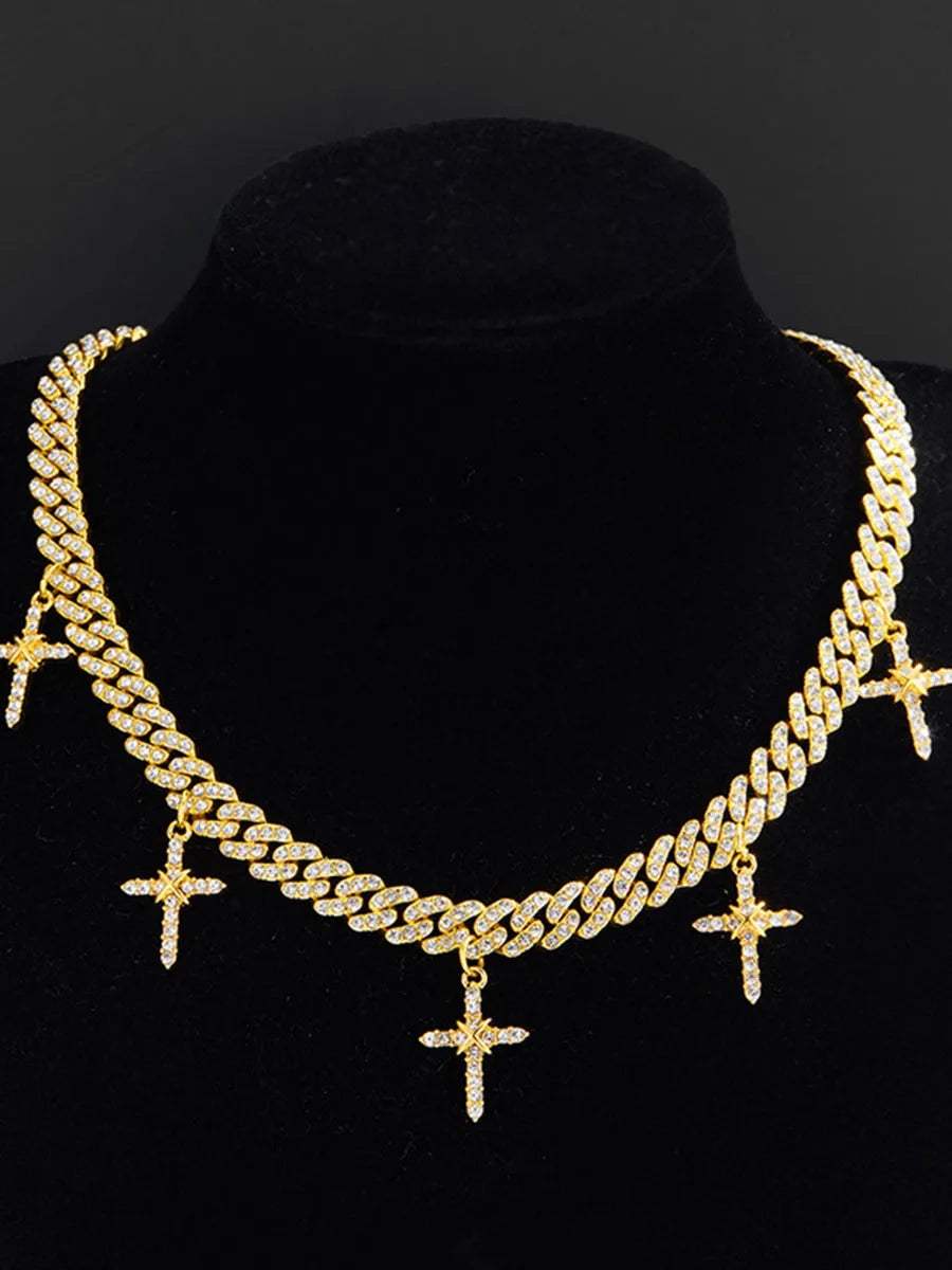 Disguisen Diamond Cross Necklace