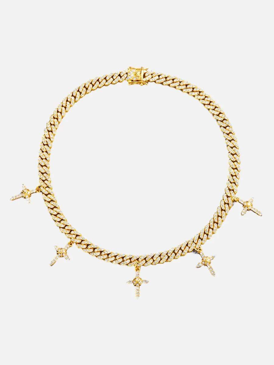 Disguisen Diamond Cross Necklace