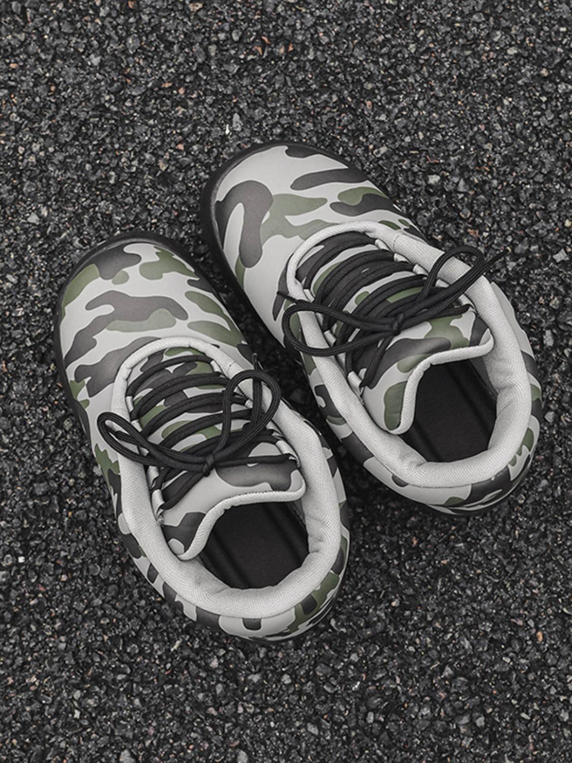 Camouflage Thick-soled Breadboard Shoes