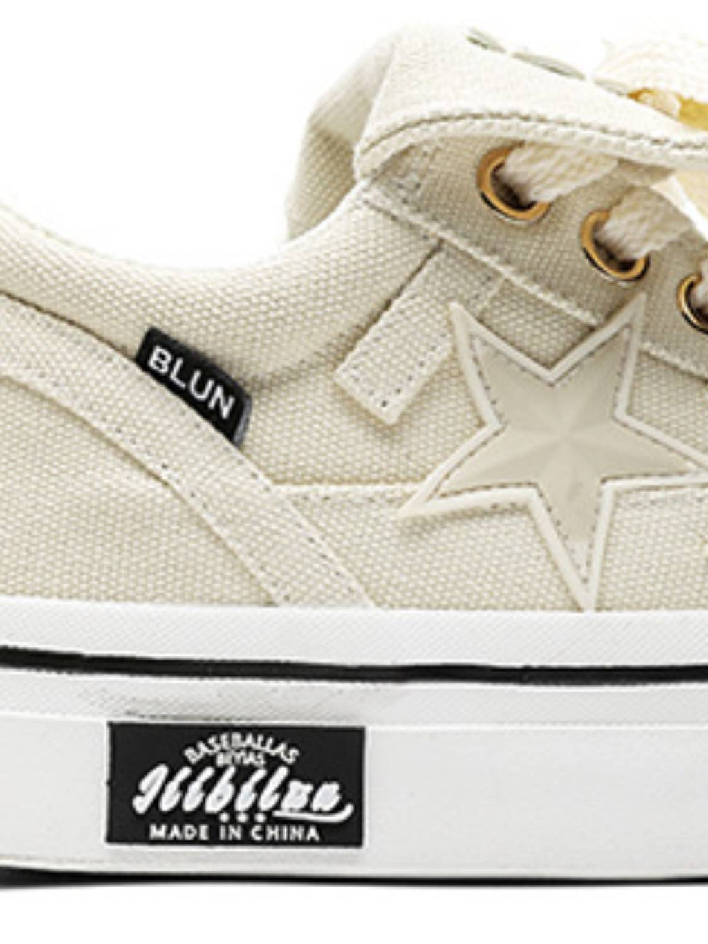 Star Patch Canvas Sneakers