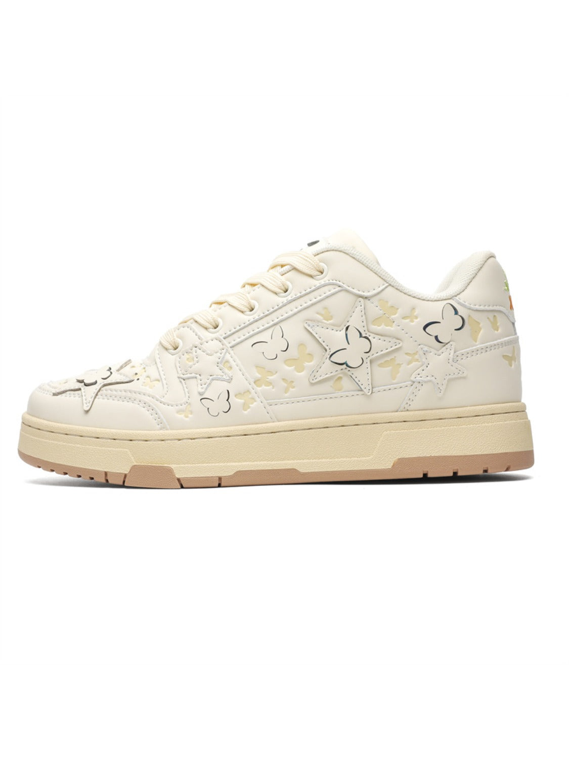Star & Butterfly Patch Sneakers