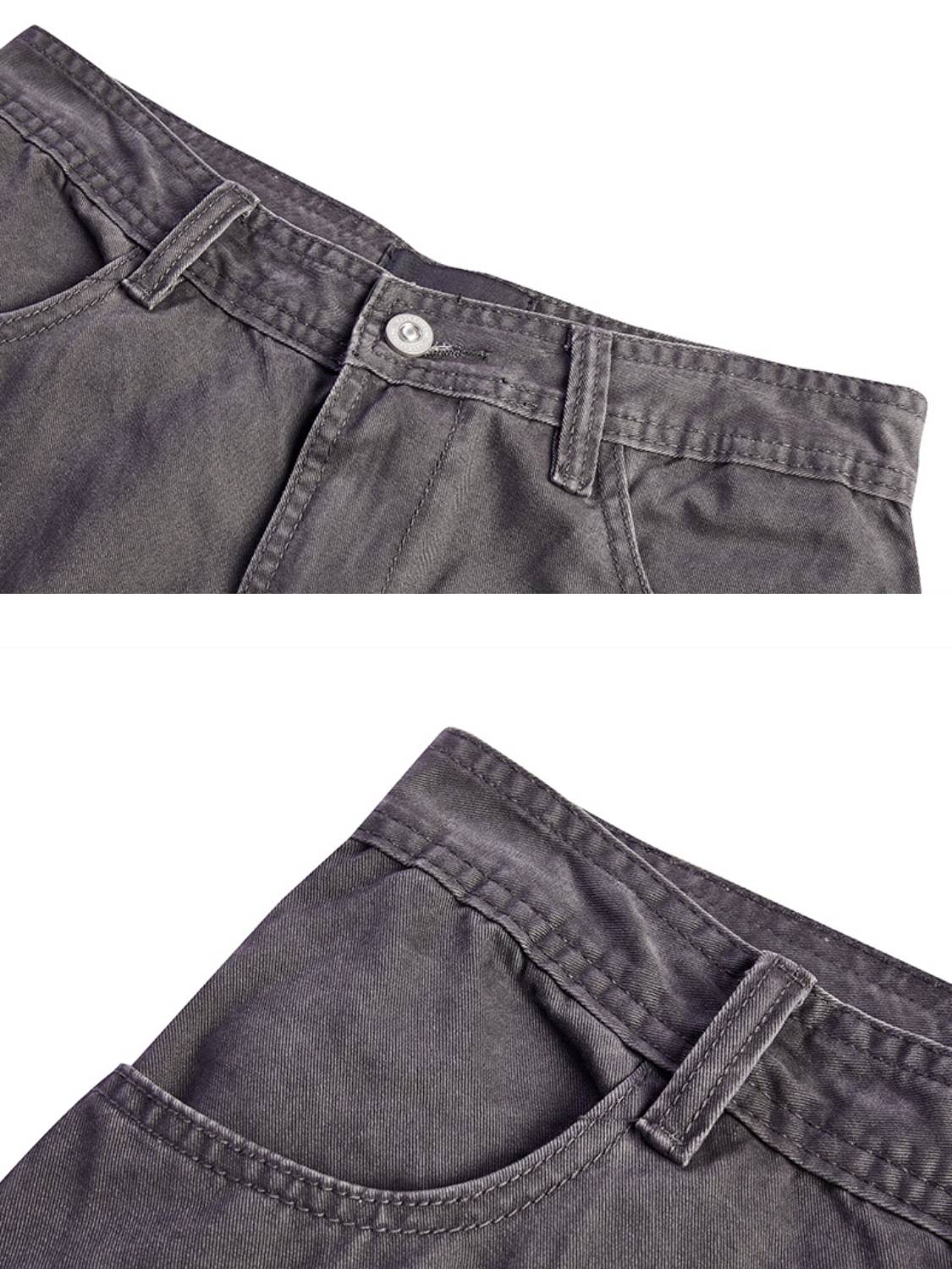 Vintage Washed Big Pocket Cargo Pants