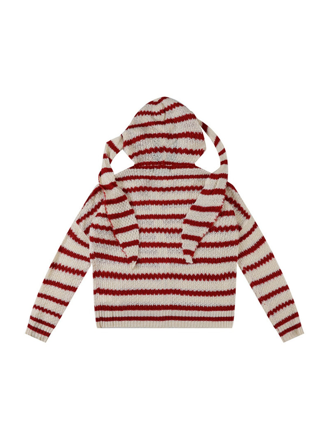 Lazy Style Stripes Collision Color Sweater