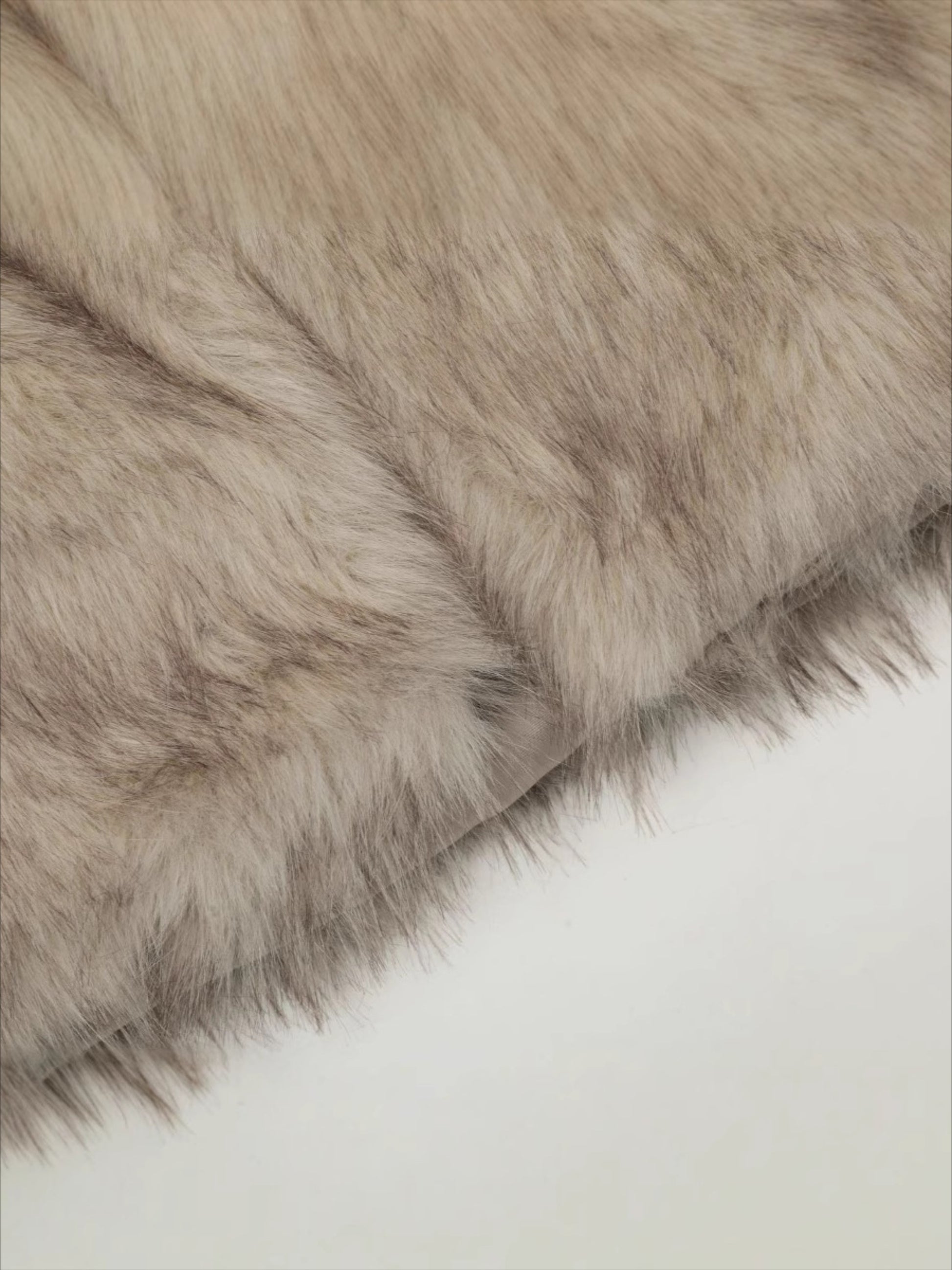 Vintage Faux Fur Cropped Jacket