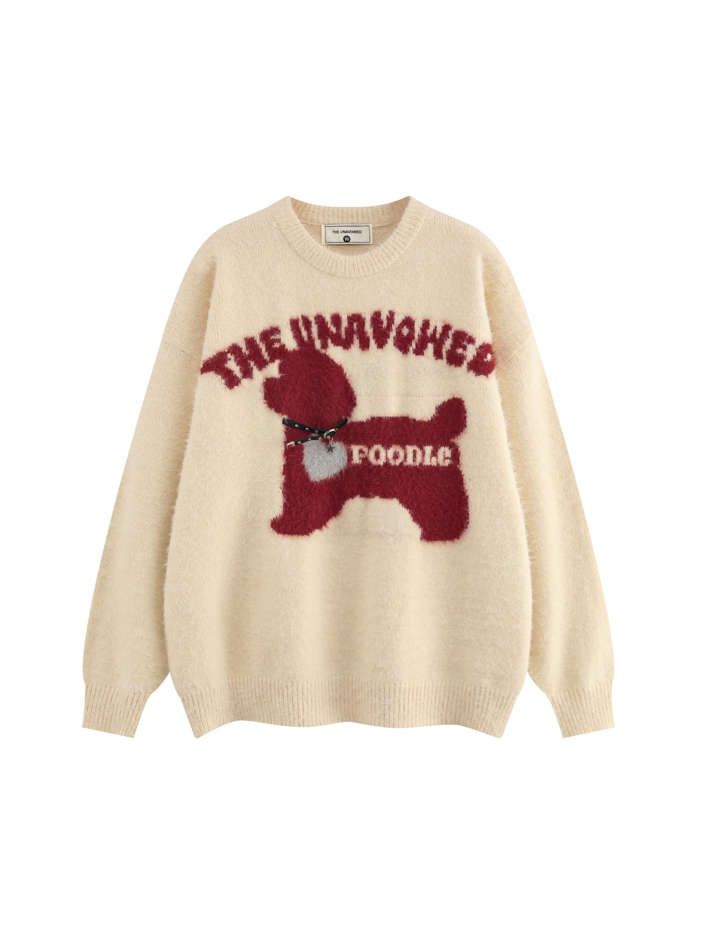 Vinatge Cartoon Dog Cleanfit Sweater