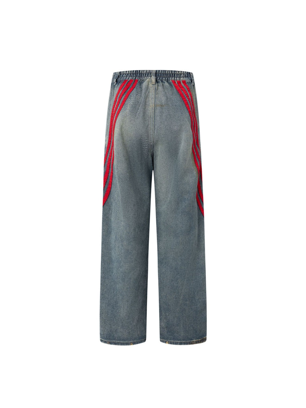 Striped Vibe Straight Jeans
