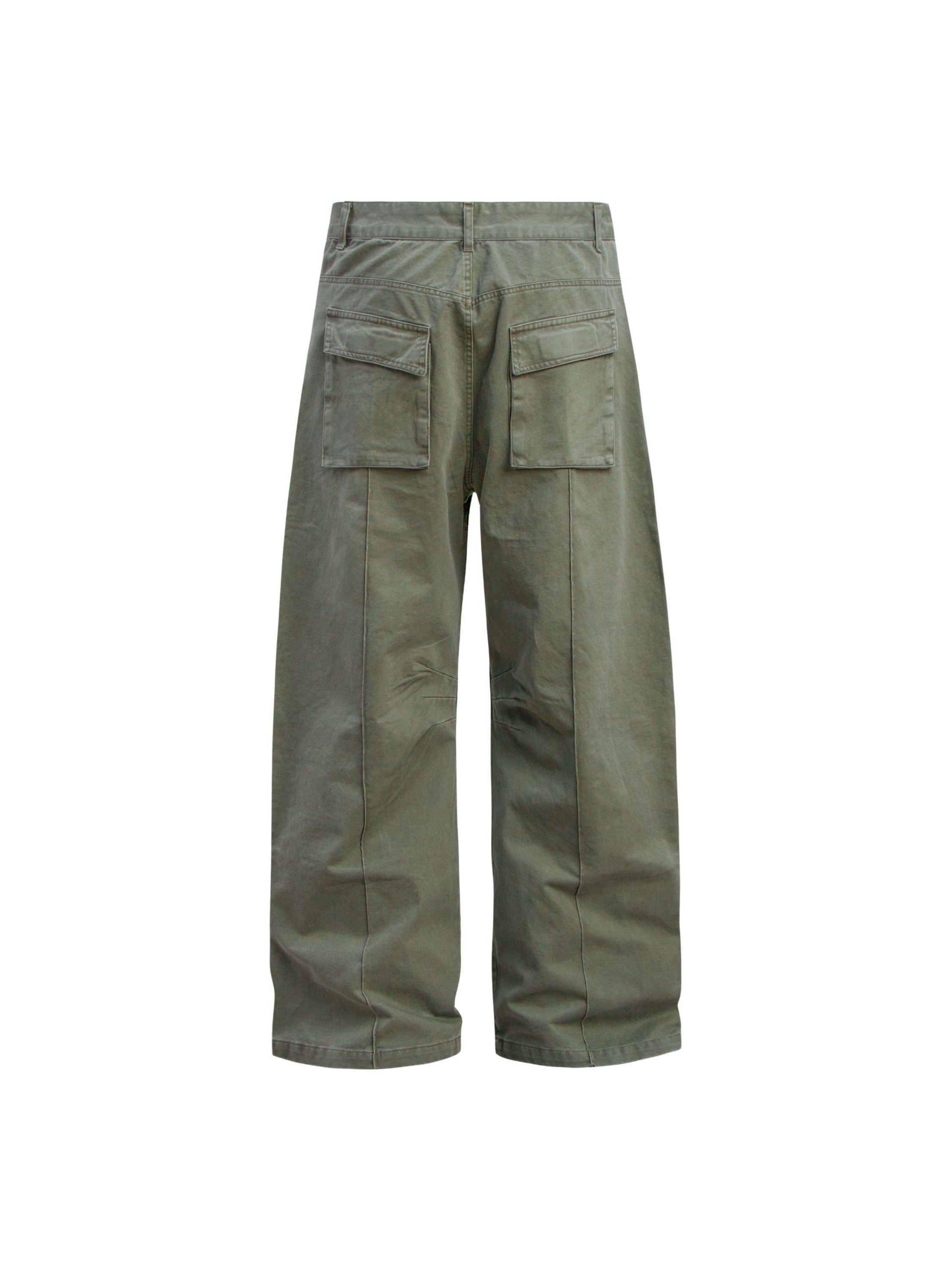 Vintage Washed Distressed Cargo Pants