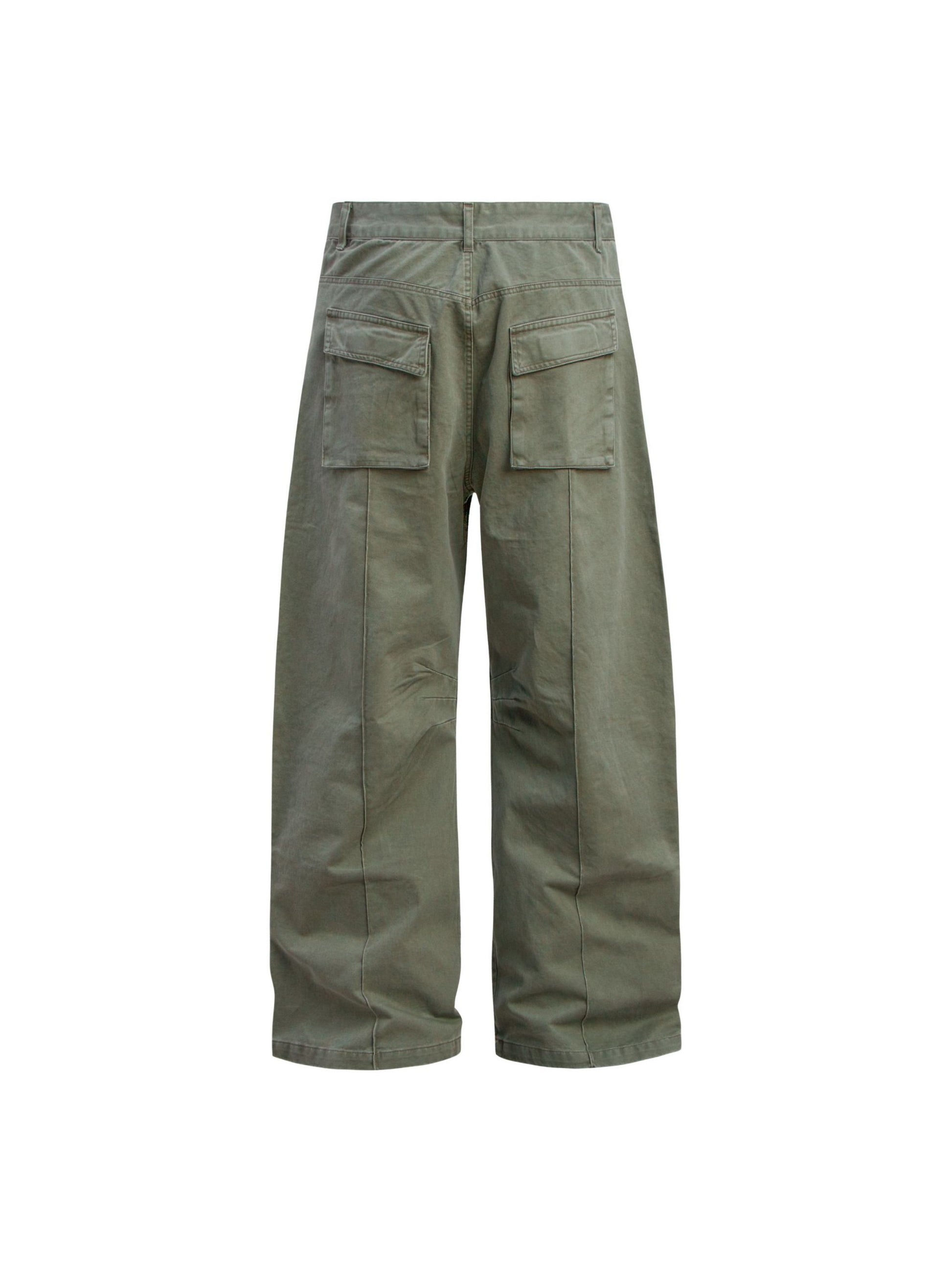Vintage Washed Distressed Cargo Pants