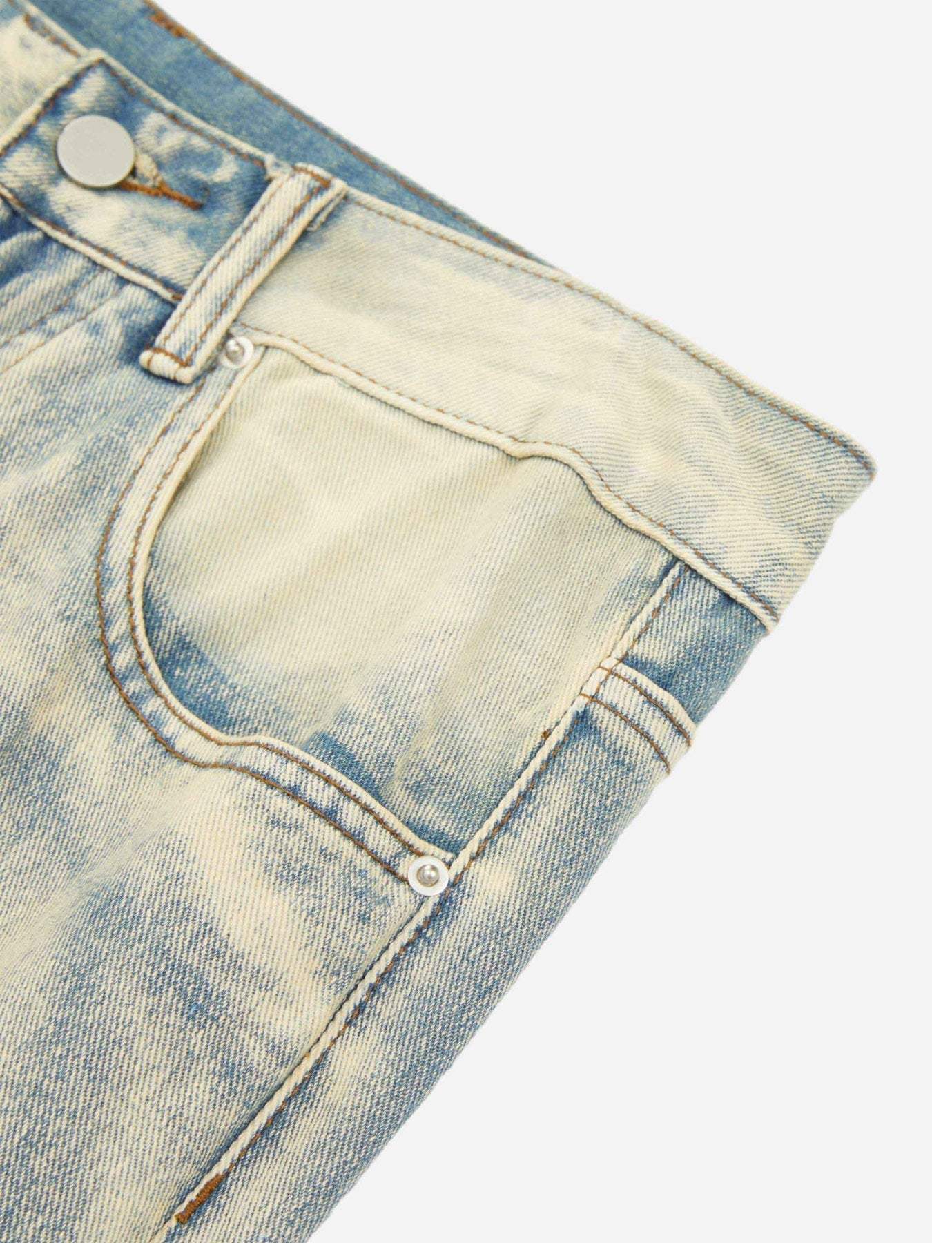 Disguisen Ripped Double Straight Jeans