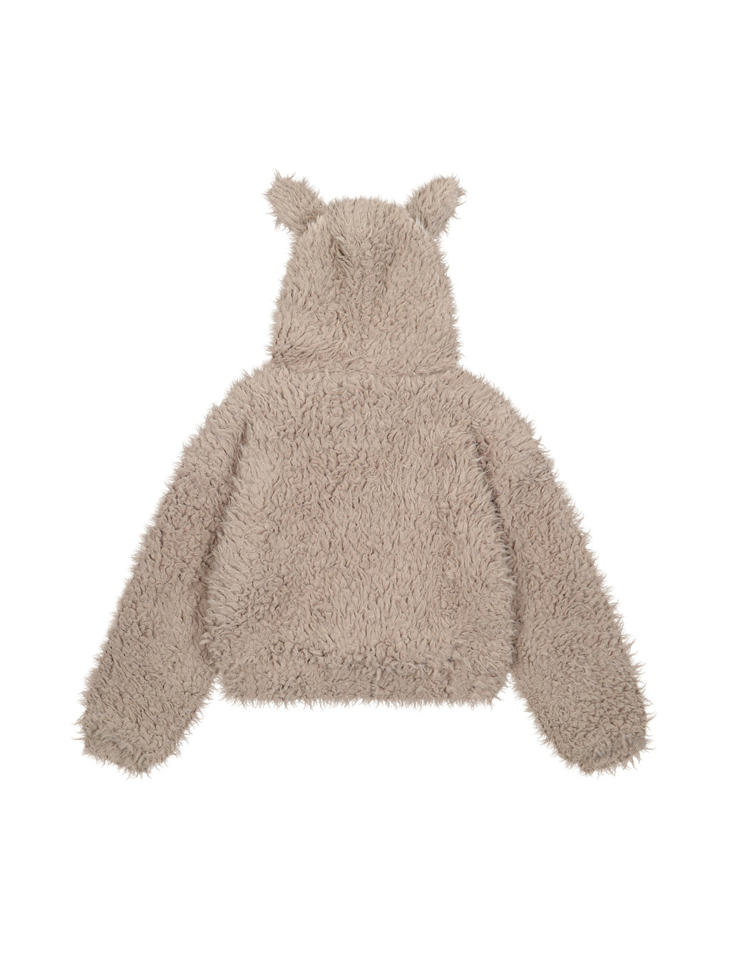 Warm and Twistable Rabbit Ears Lamb Wool Coat