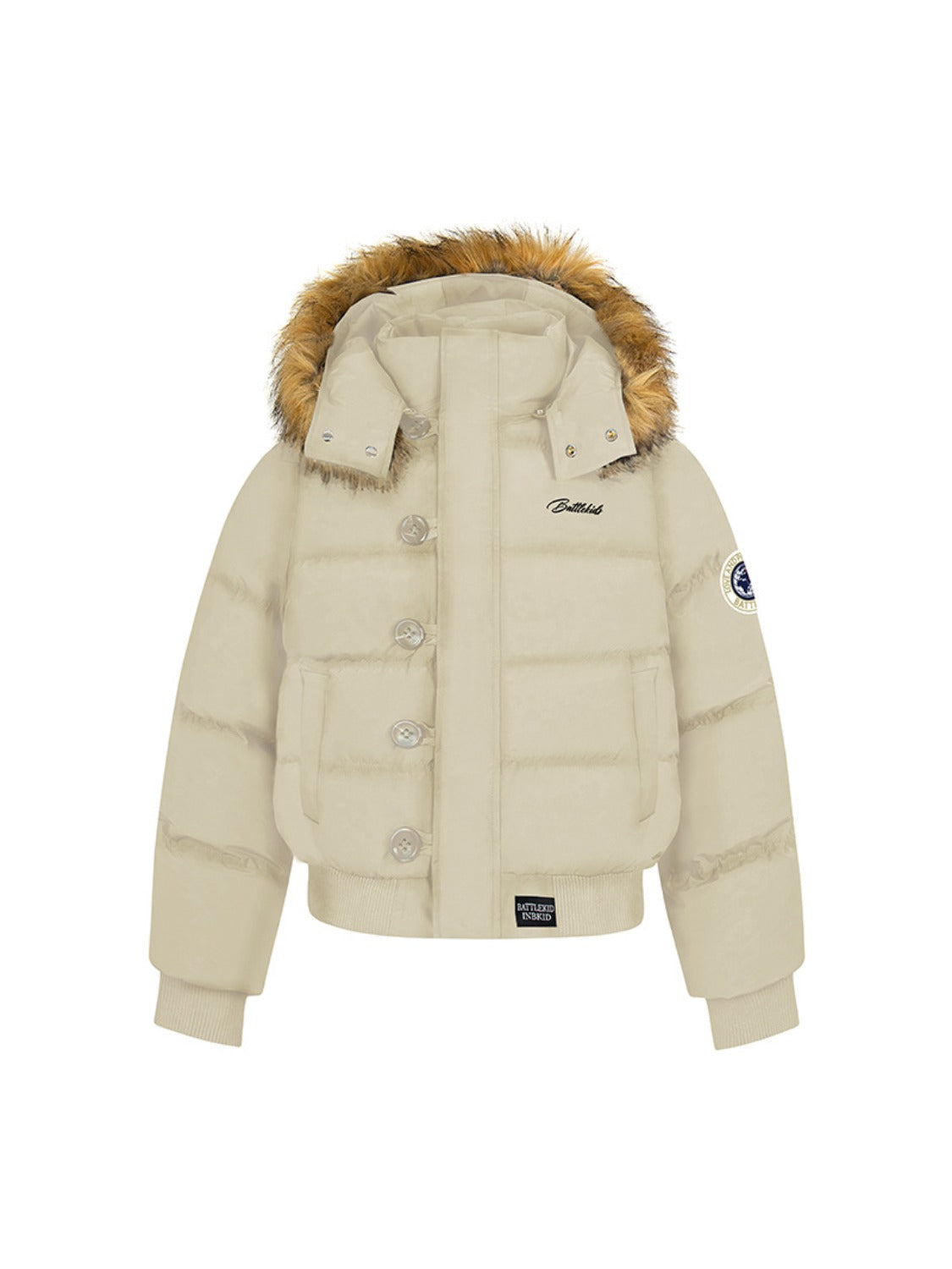 Winter Big Collar Removable Coat