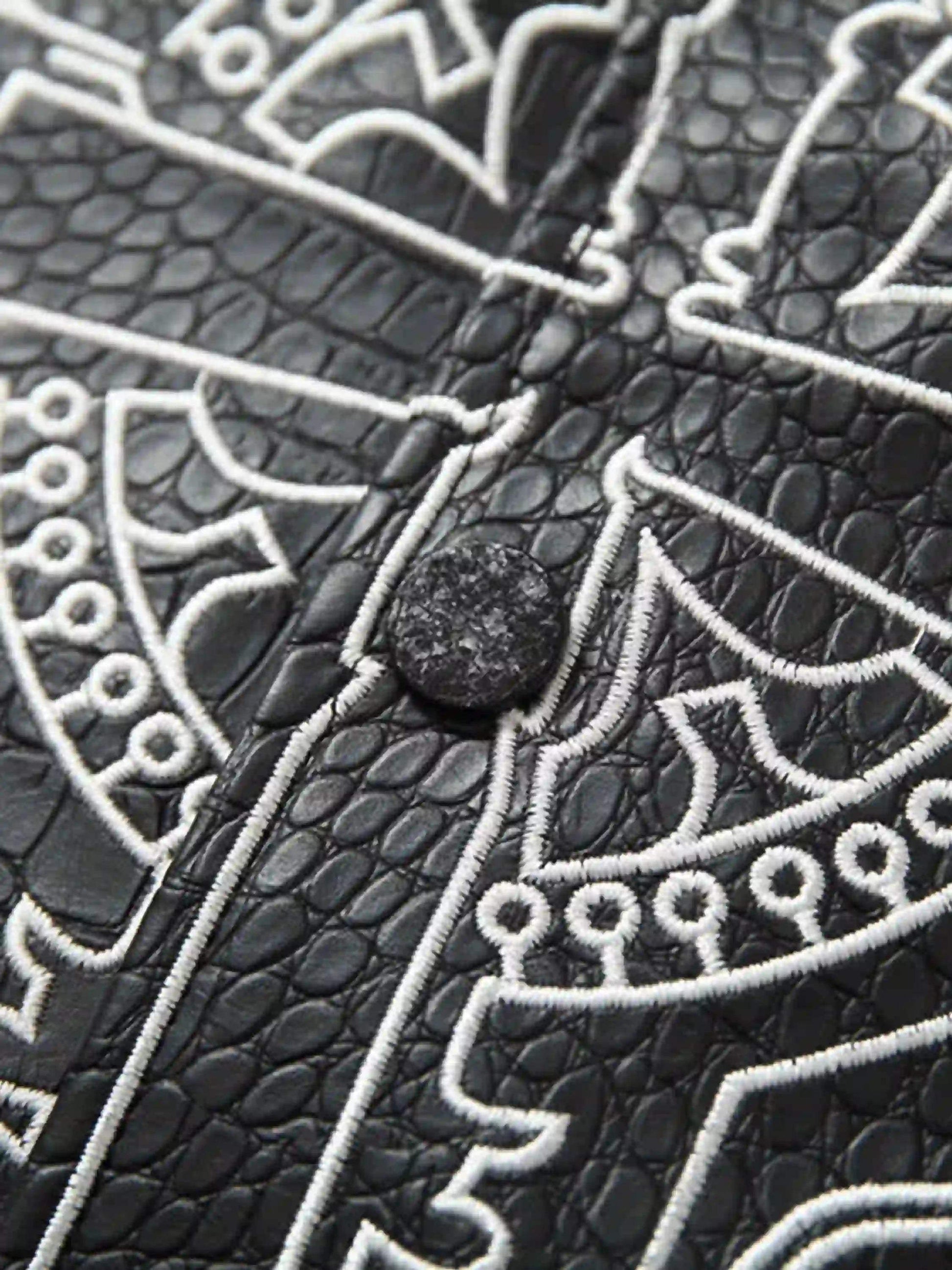 Disguisen Hip Hop Gothic Embroidered Baseball Jacket
