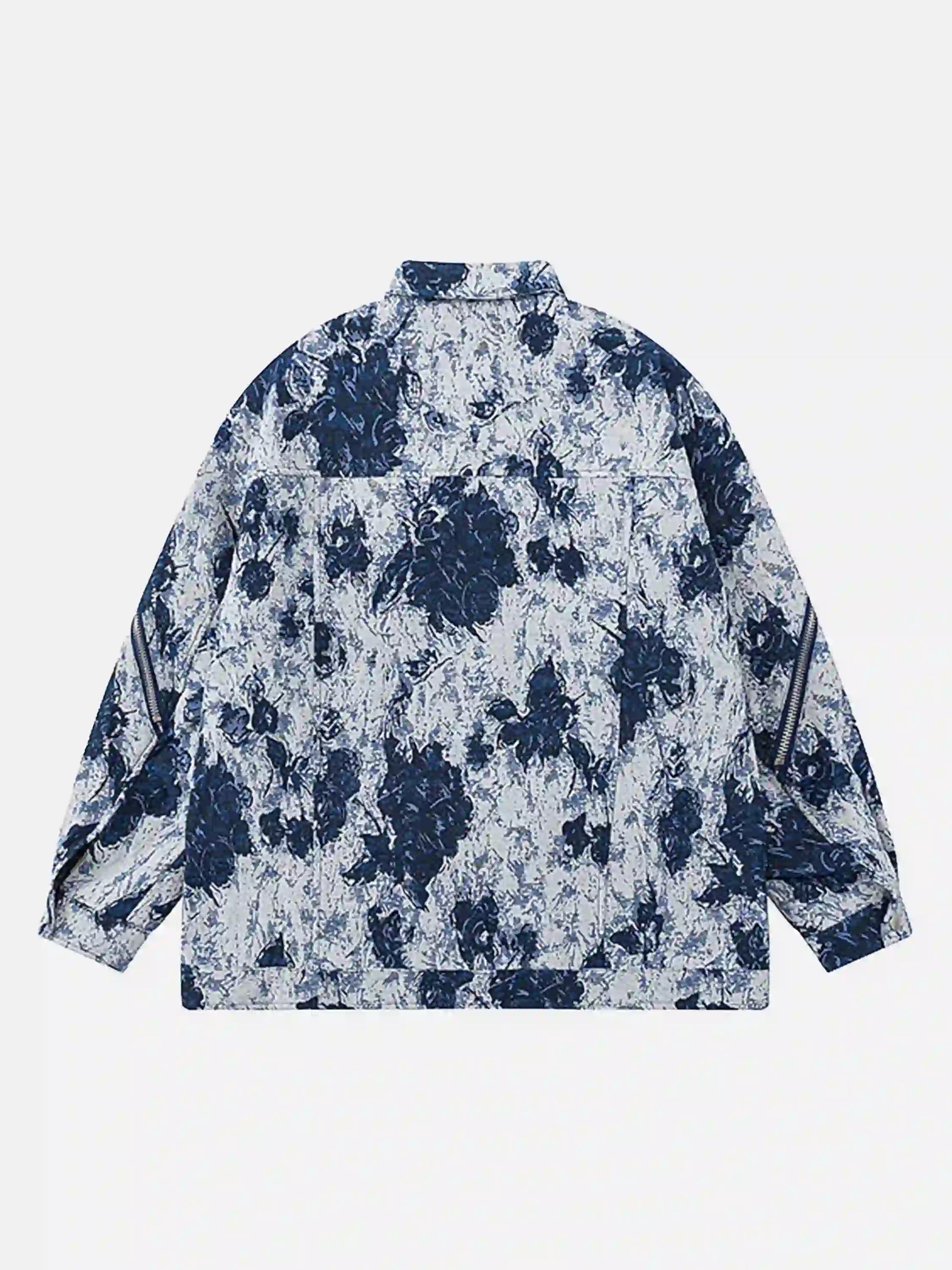 Disguisen American Hip-Hop Street Jacquard Jacket