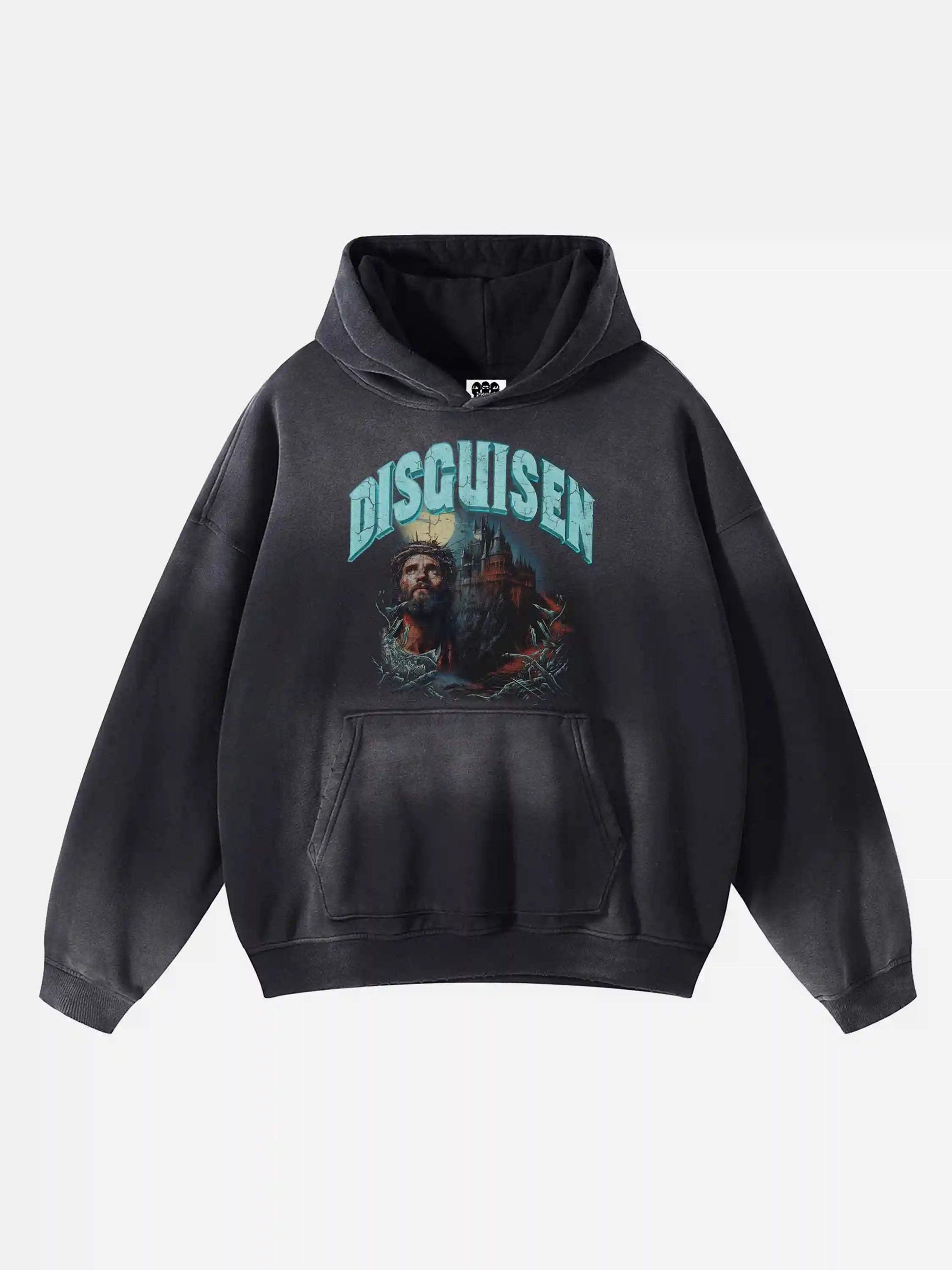 Disguisen Jesus Prayer Fleece Hoodie