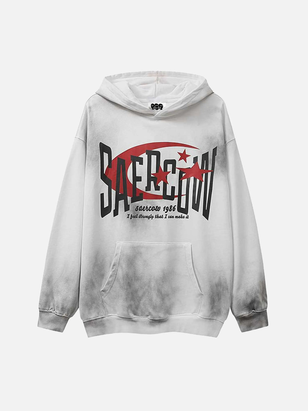 Disguisen American Street Style Spray-Painted Hoodie
