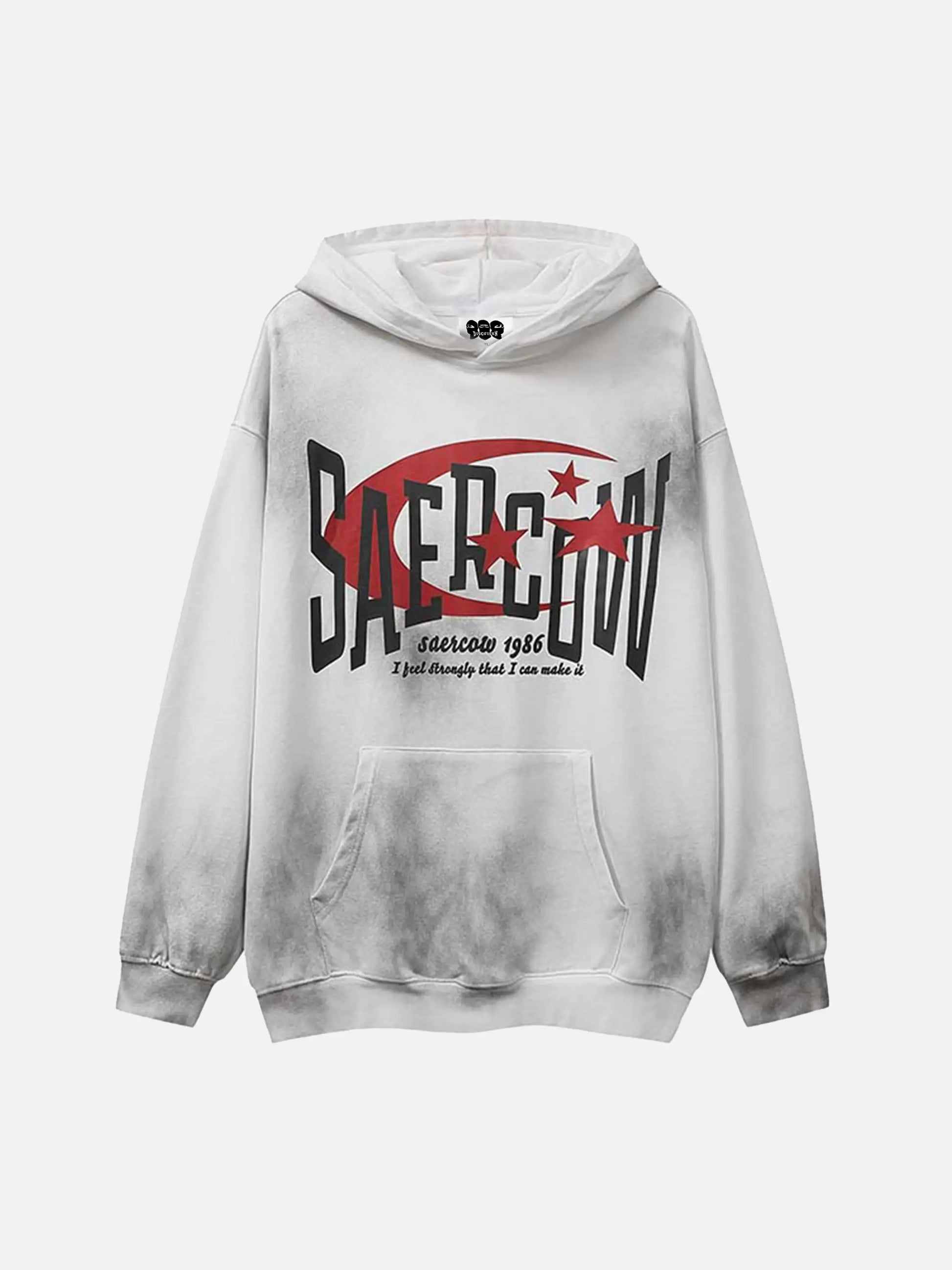 Disguisen American Street Style Spray-Painted Hoodie