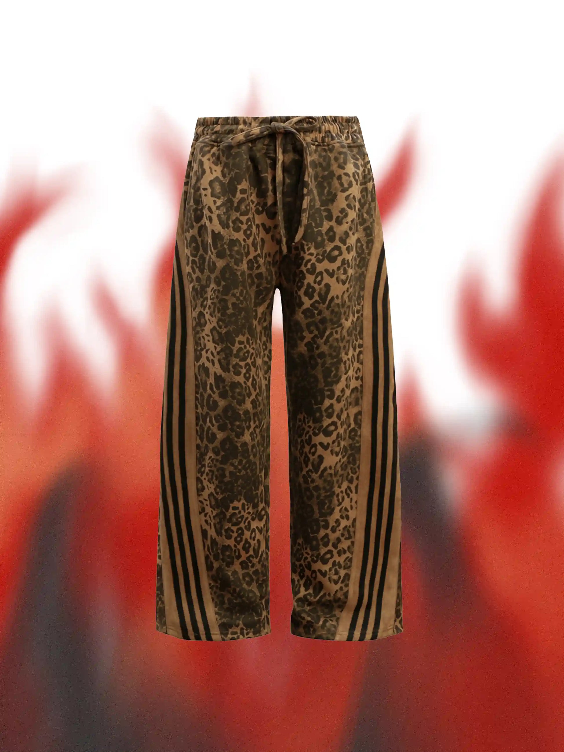 Leopard Stripe Sweatpants