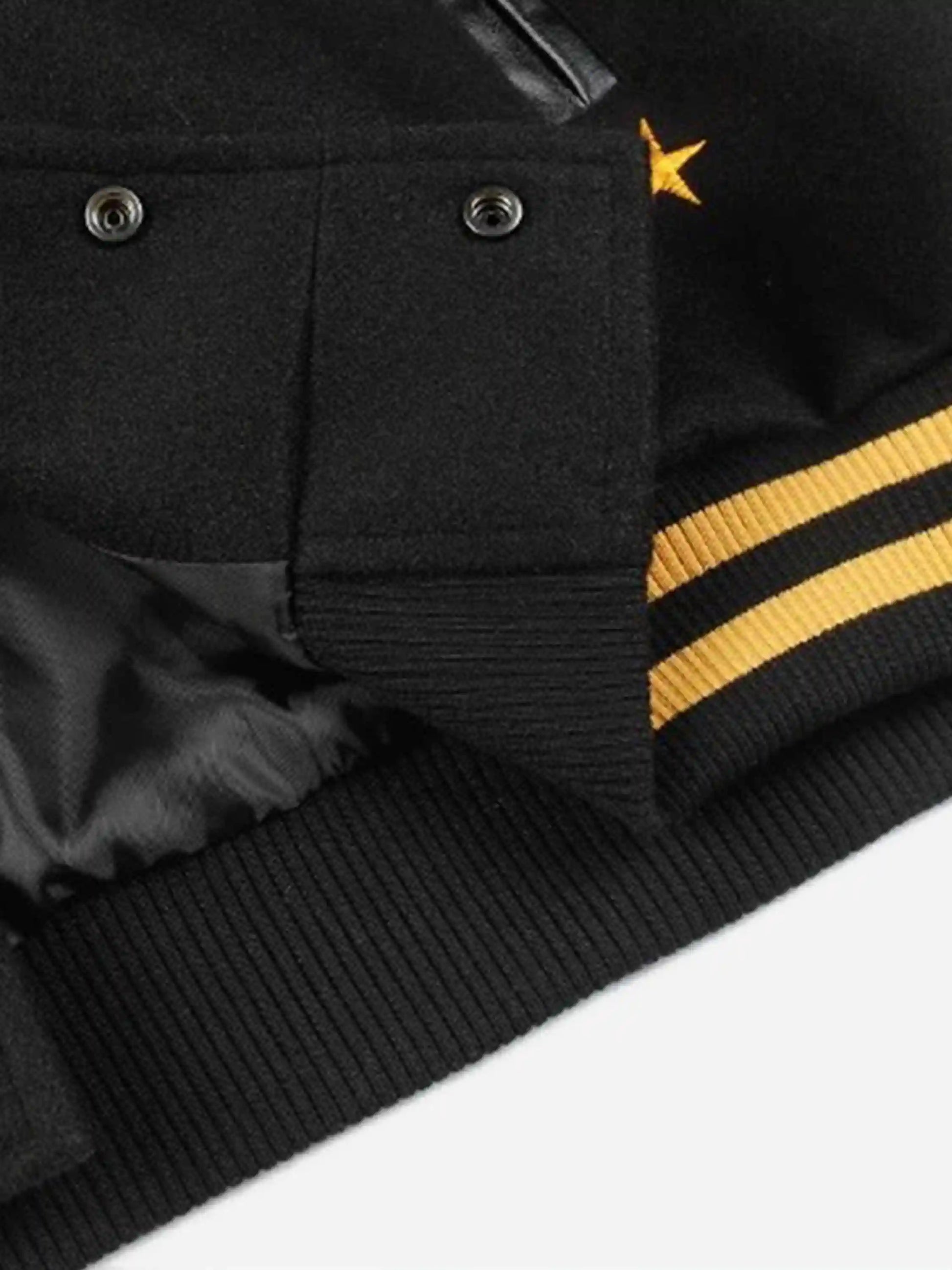 Disguisen American Retro Applique Baseball Jacket