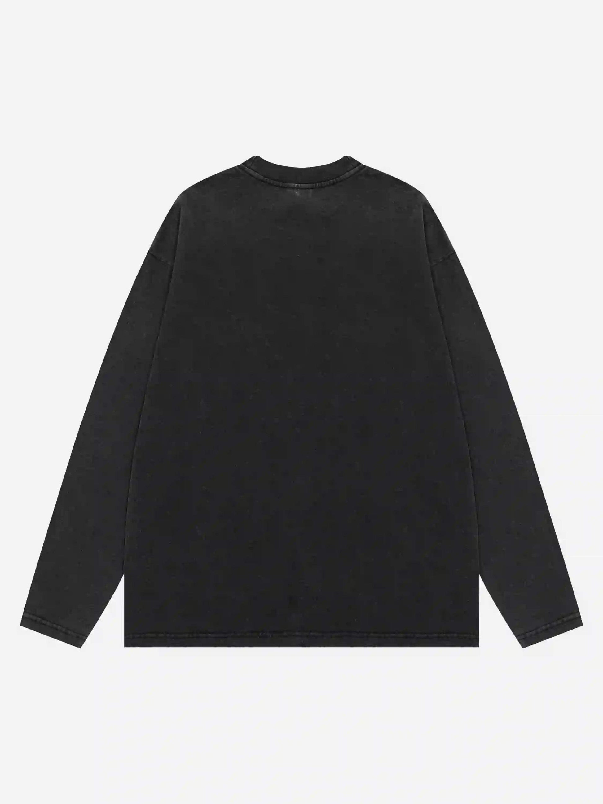 Disguisen American Retro Band Image Long Sleeve T-Shirt