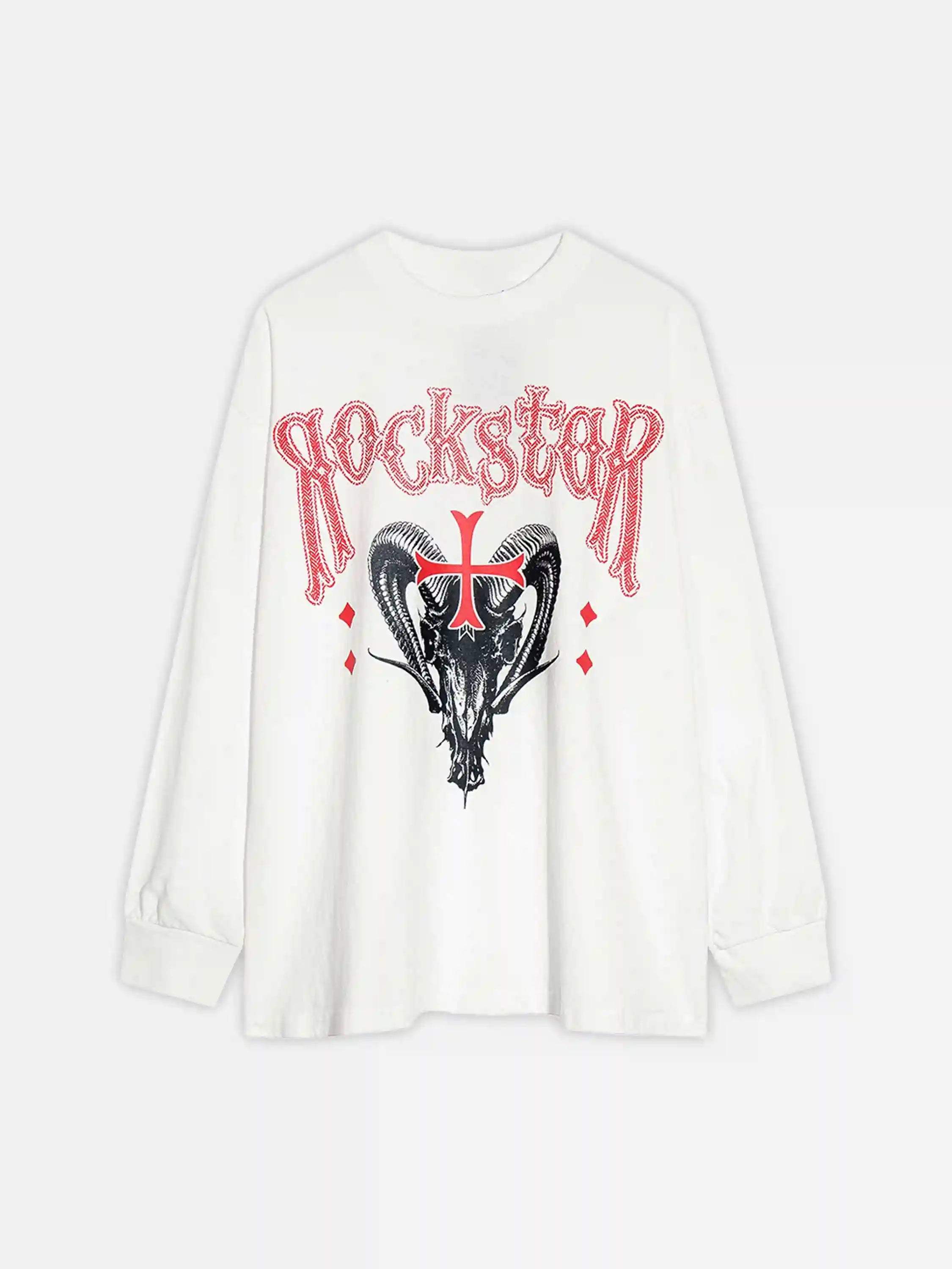 Disguisen Street Bullhead Cross Long Sleeve T-Shirt