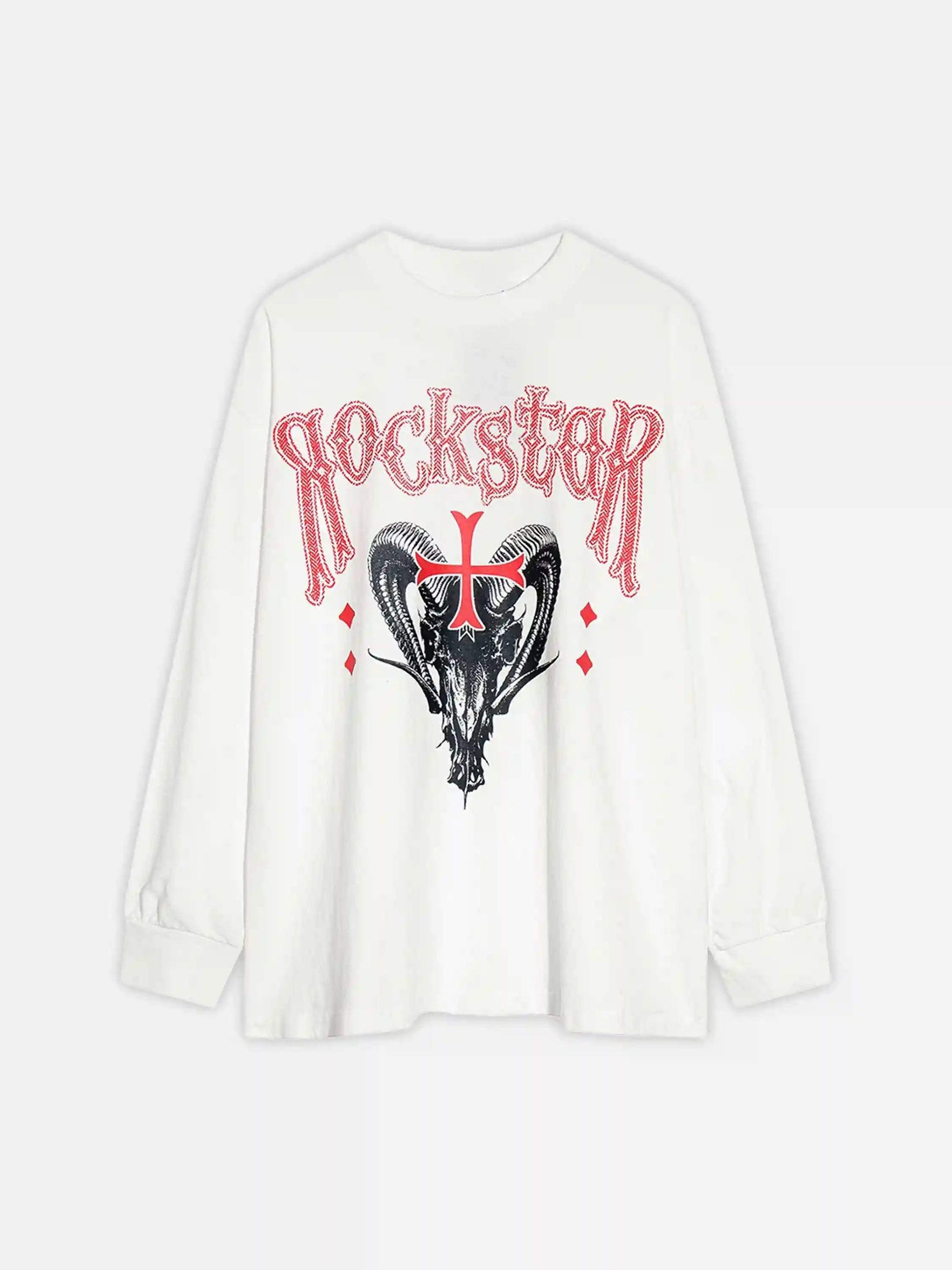 Disguisen Street Bullhead Cross Long Sleeve T-Shirt