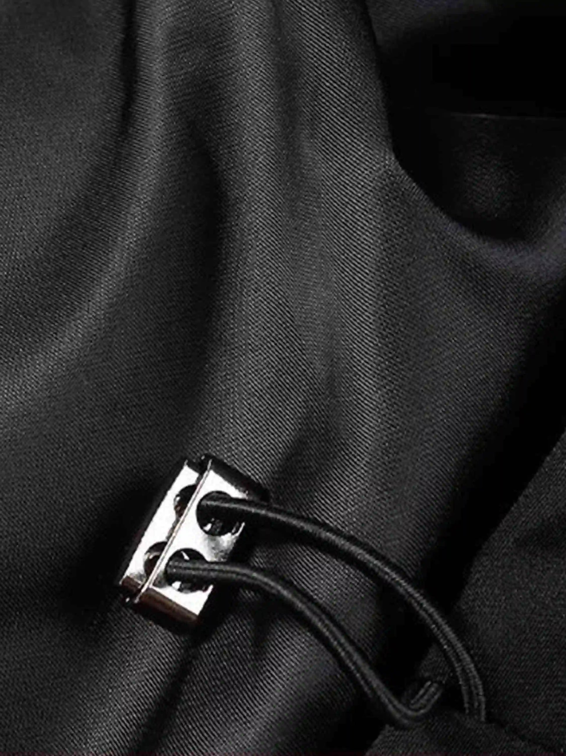 Disguisen Hip-Hop Street Star Contrast Color Stitching Coat