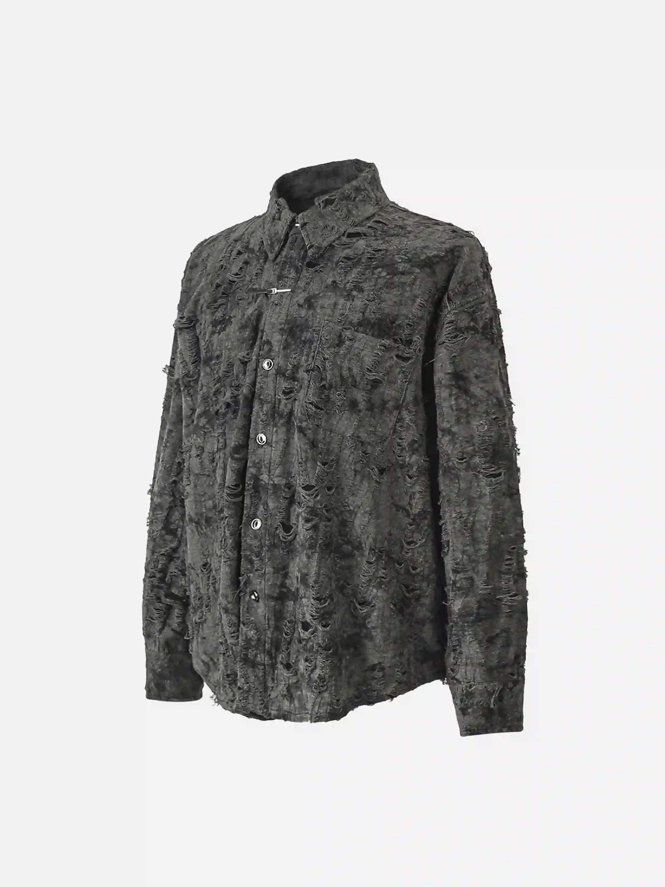 Disguisen American Style Dark Style Long Sleeve Shirt