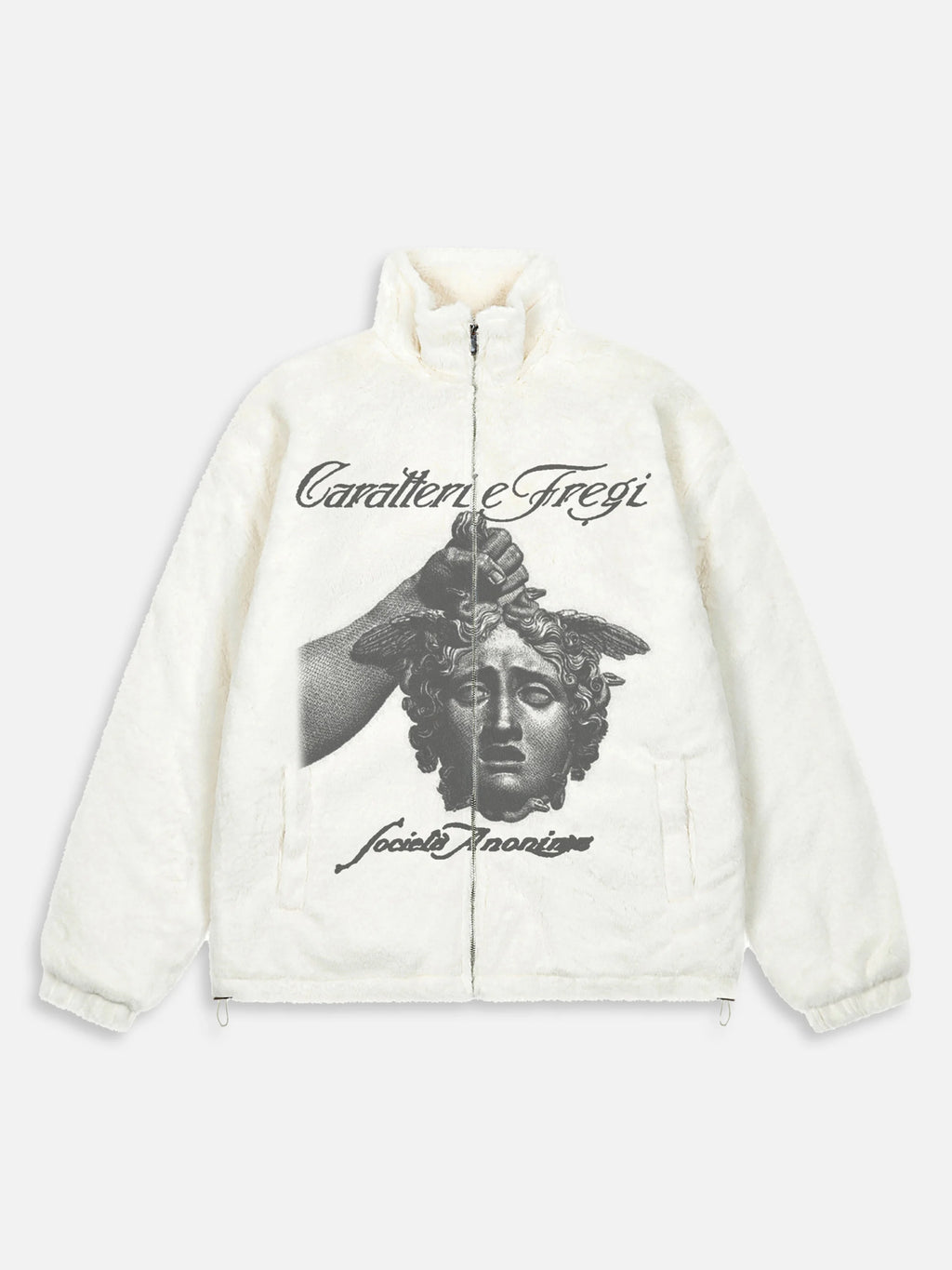 Vintage Statue Plush Coat