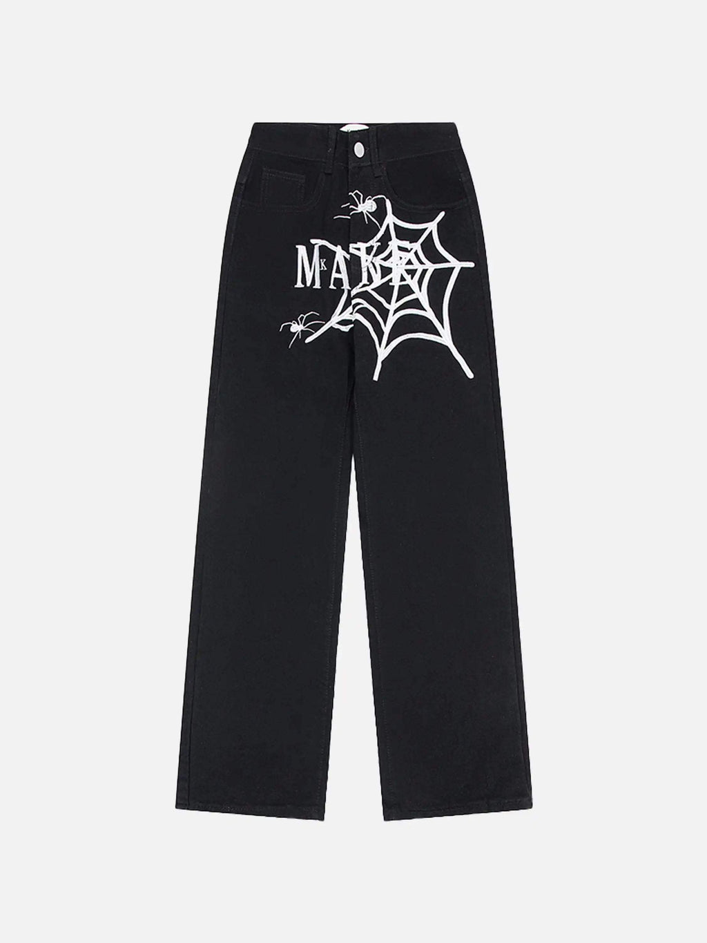 Jean brodé Spider de Disguisen American High Street