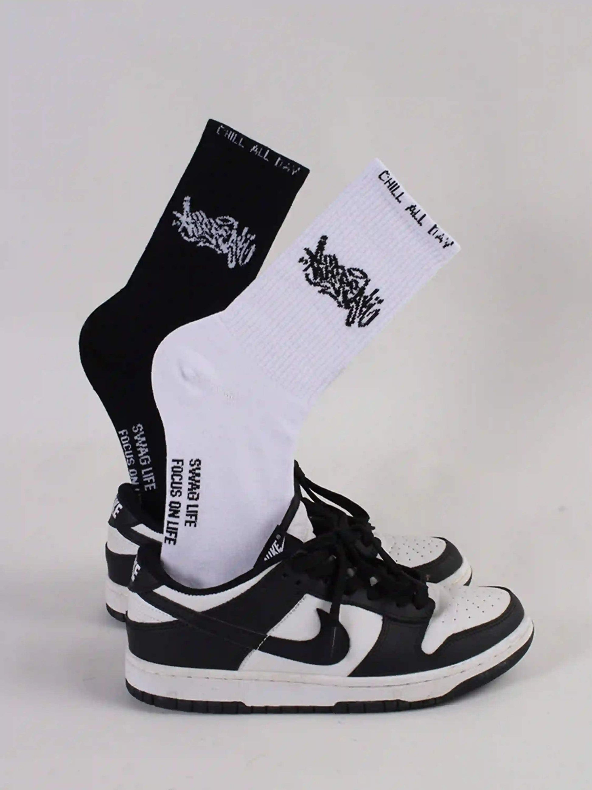 Disguisen American Street Style Mid-Length Socks