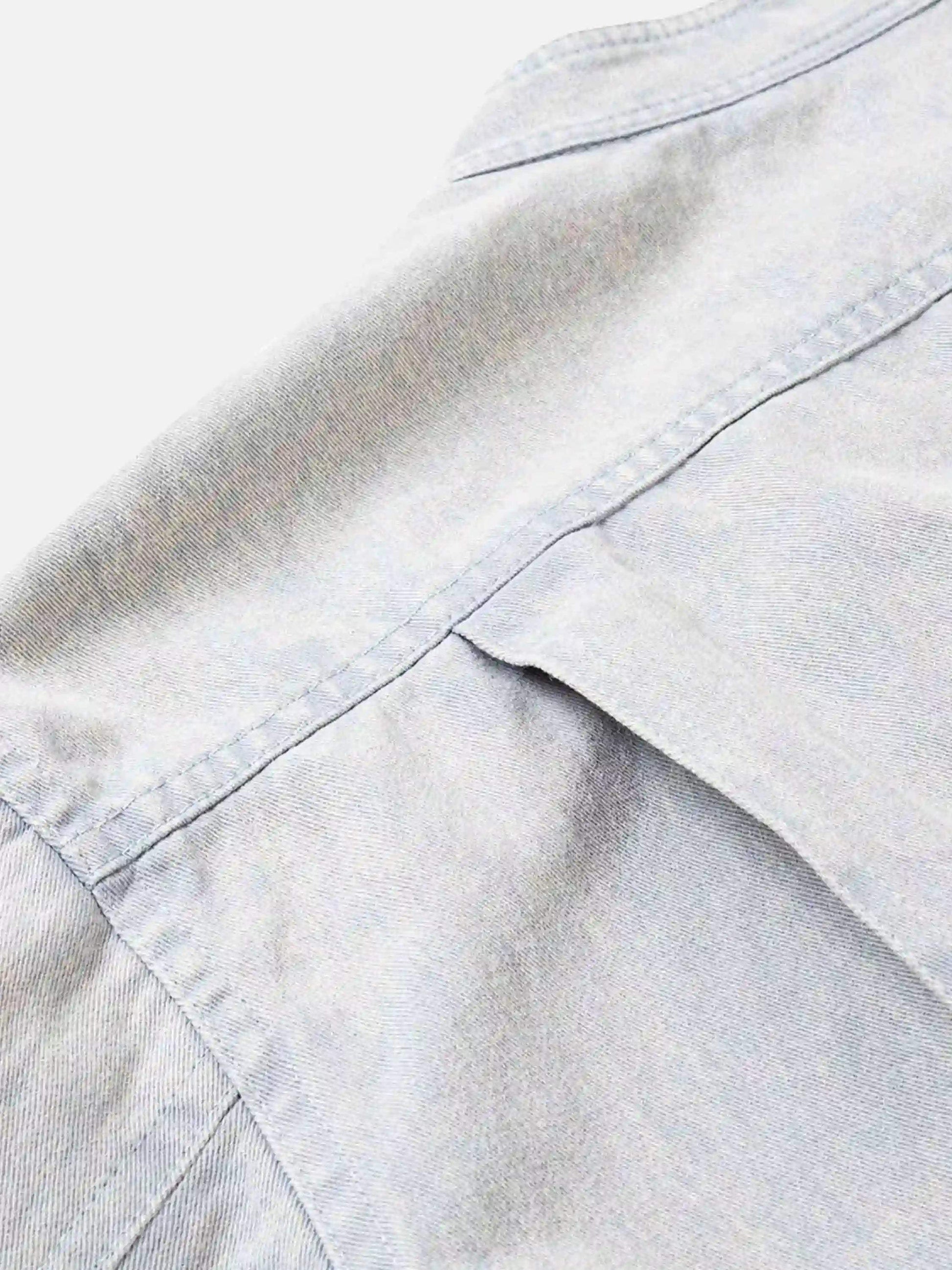 Disguisen American Street Style Washed Faded Short Jacket