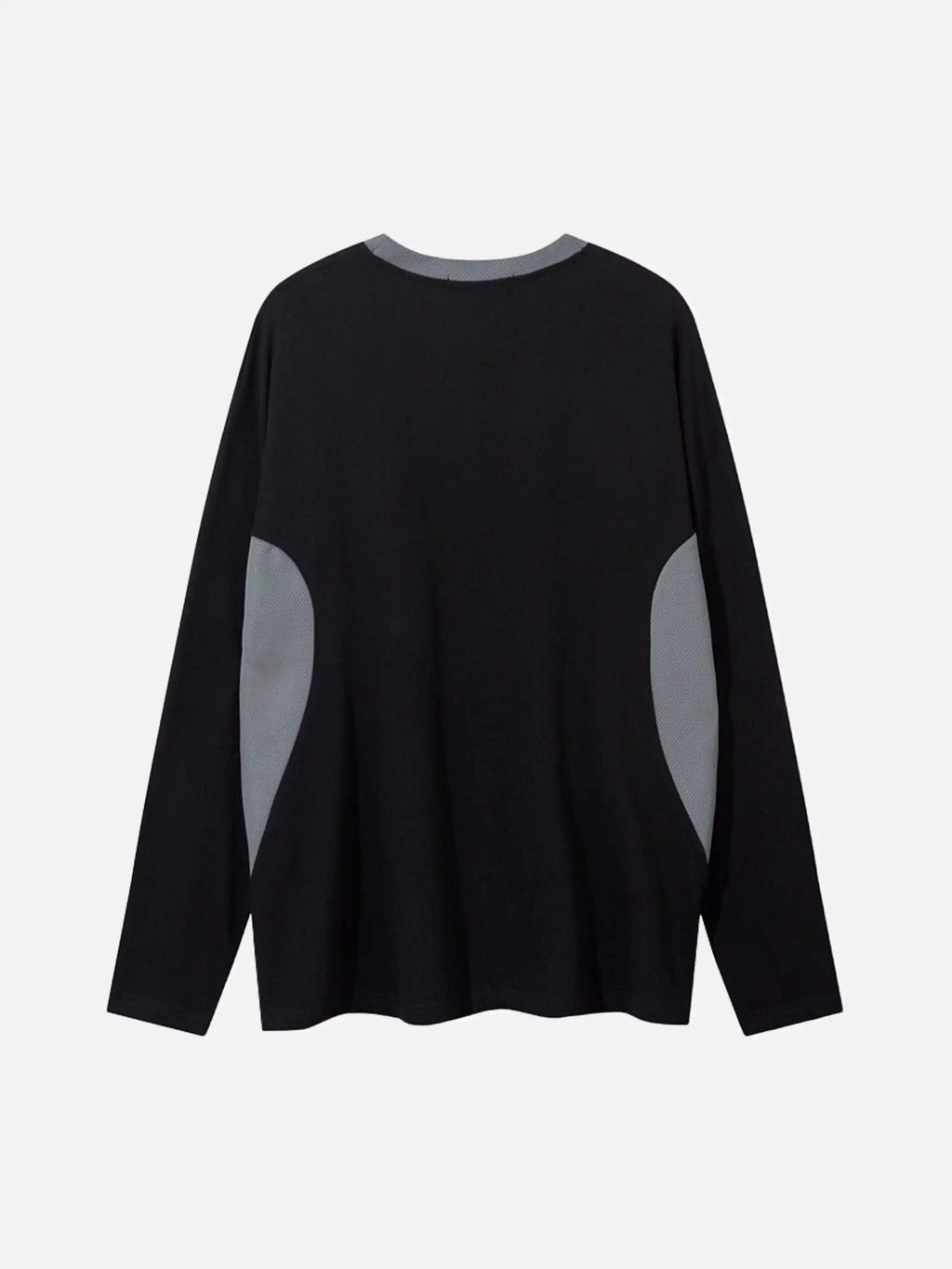 Disguisen Bockore Hip Hop Zip Collar Long Sleeve T-Shirt