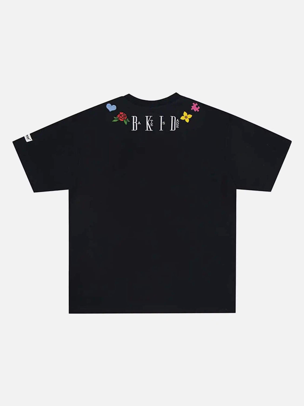 Disguisen Colorful Letter Embroidered T-Shirt