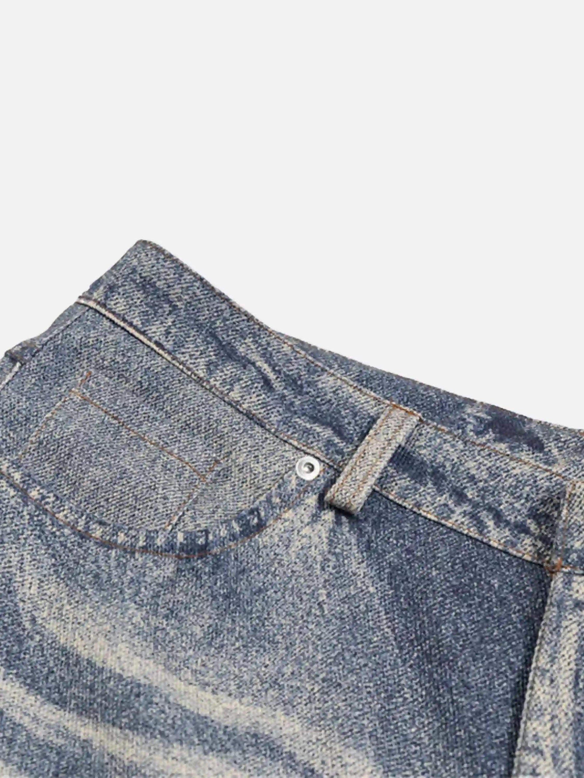 Disguisen Retro Patchwork Street Jeans