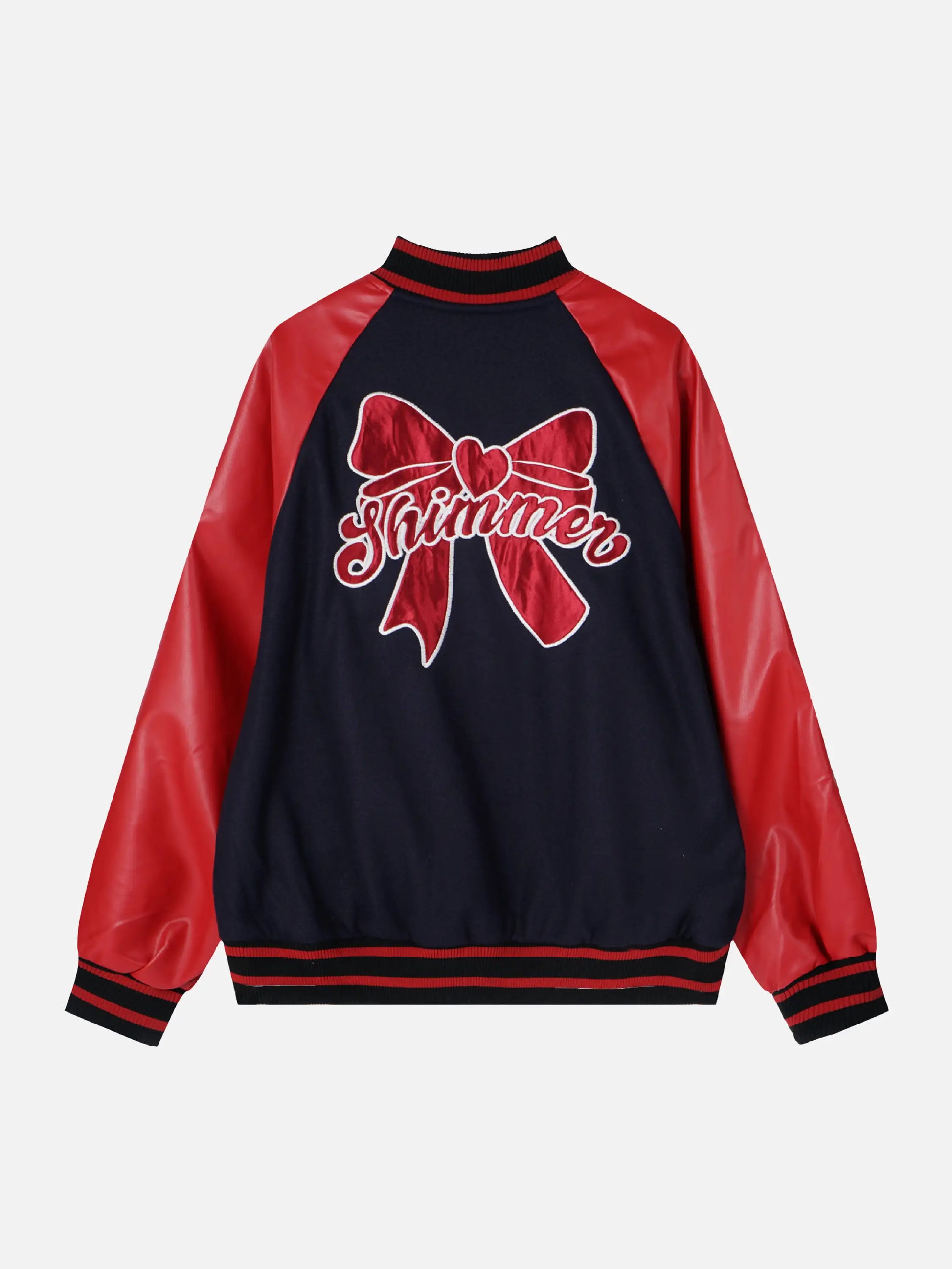 Disguisen American Retro Raglan Sleeve Contrast Jacket