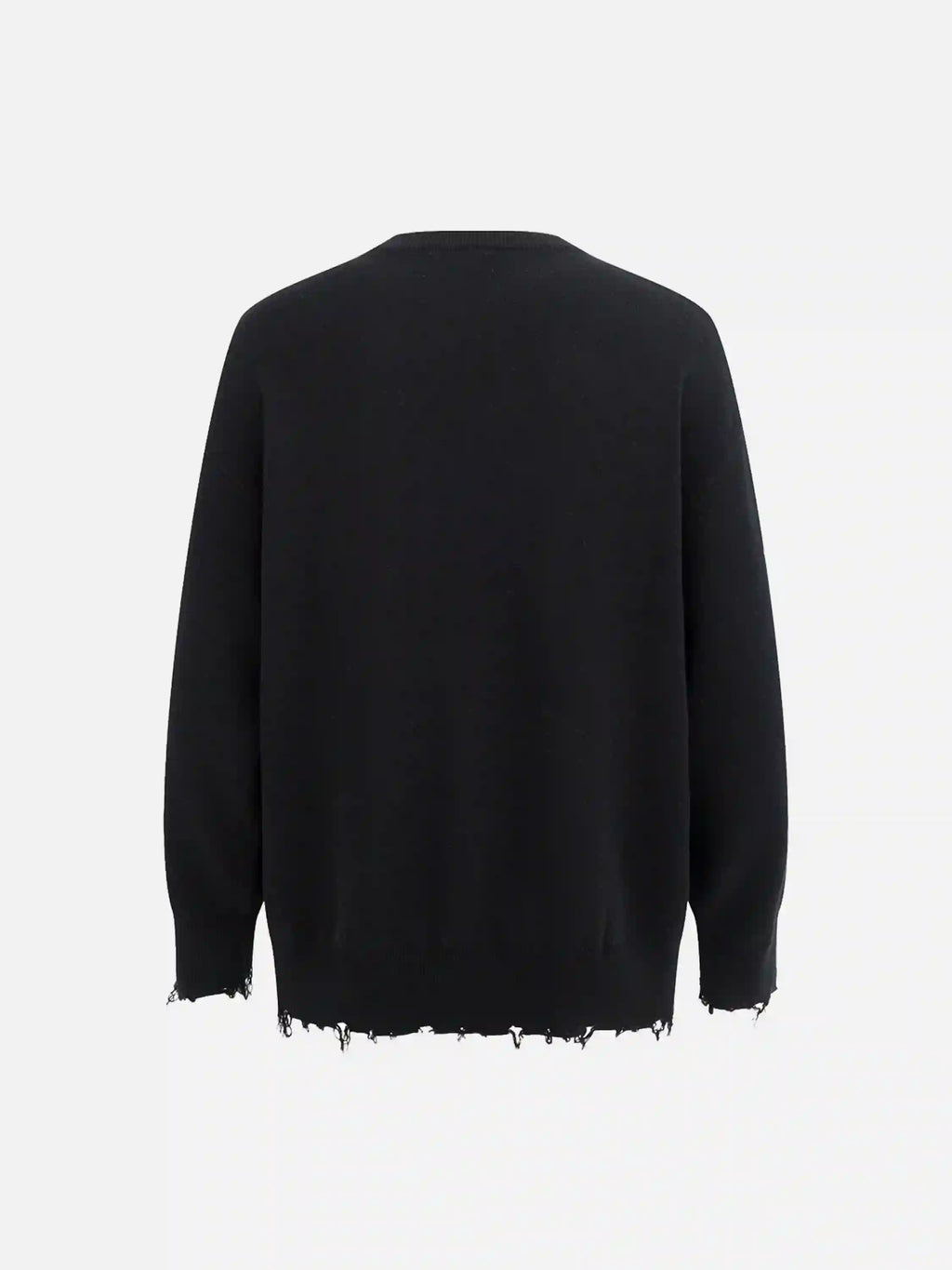 Disguisen Jacquard Thorns Tassel Sweater