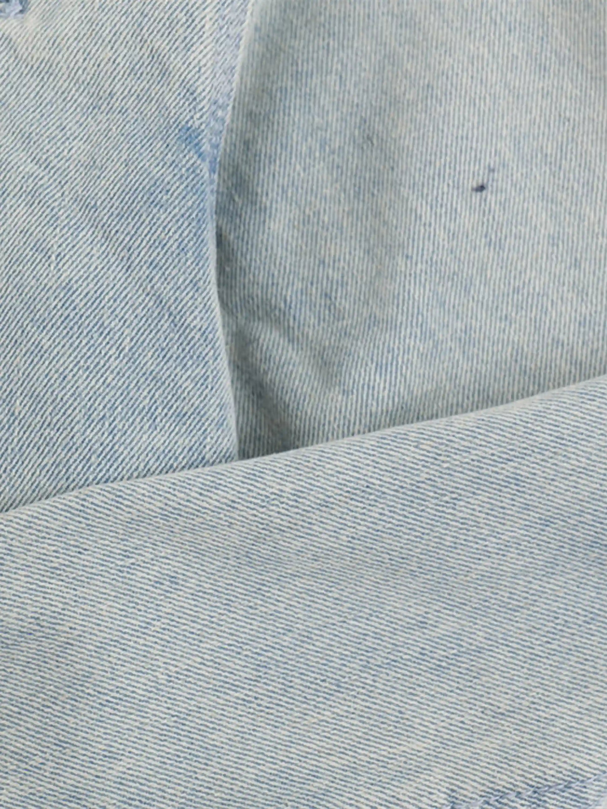 Distressed Frayed Lapel Denim Jacket