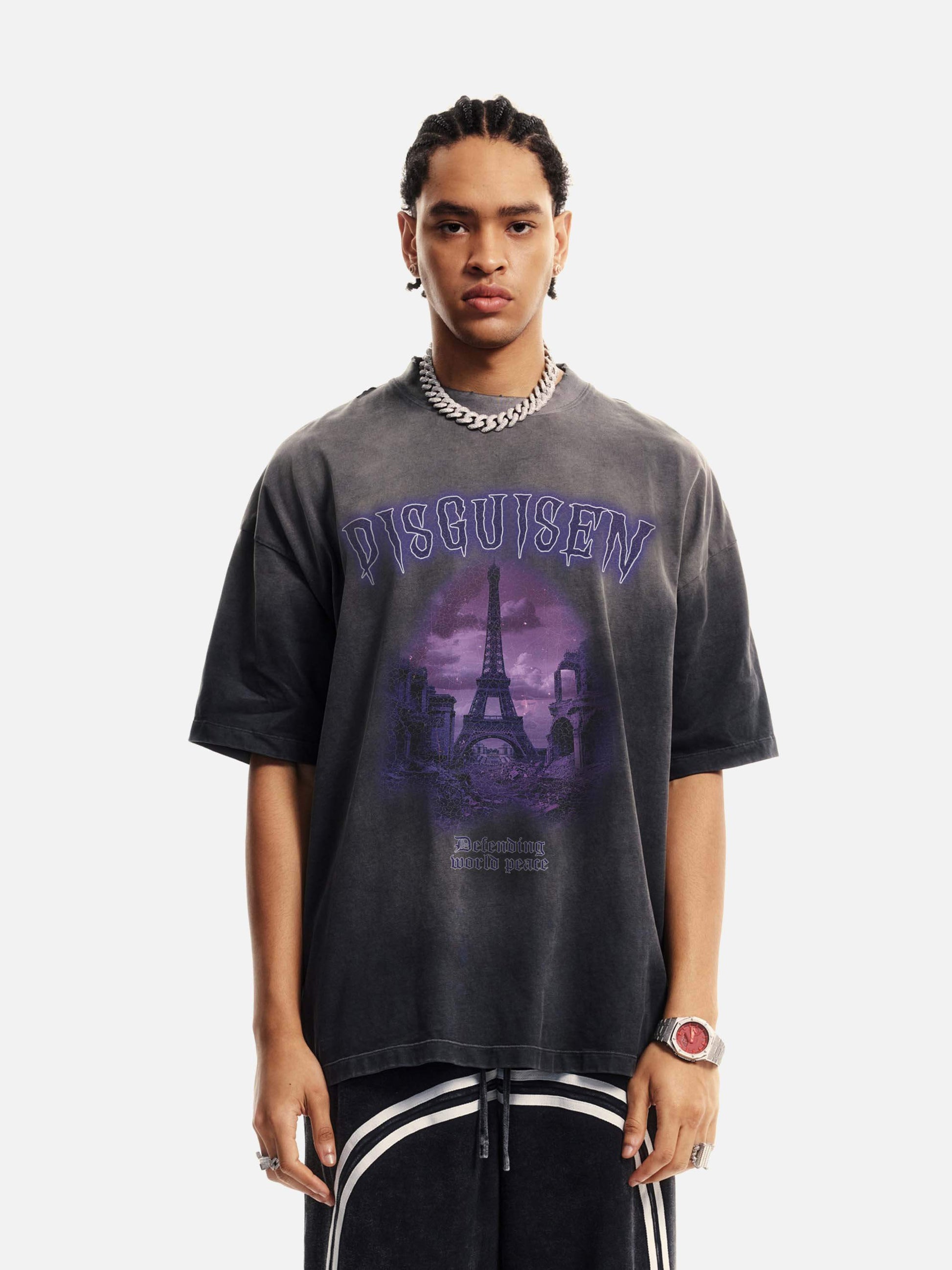 Disguisen Vintage Eiffel Tower T-Shirt