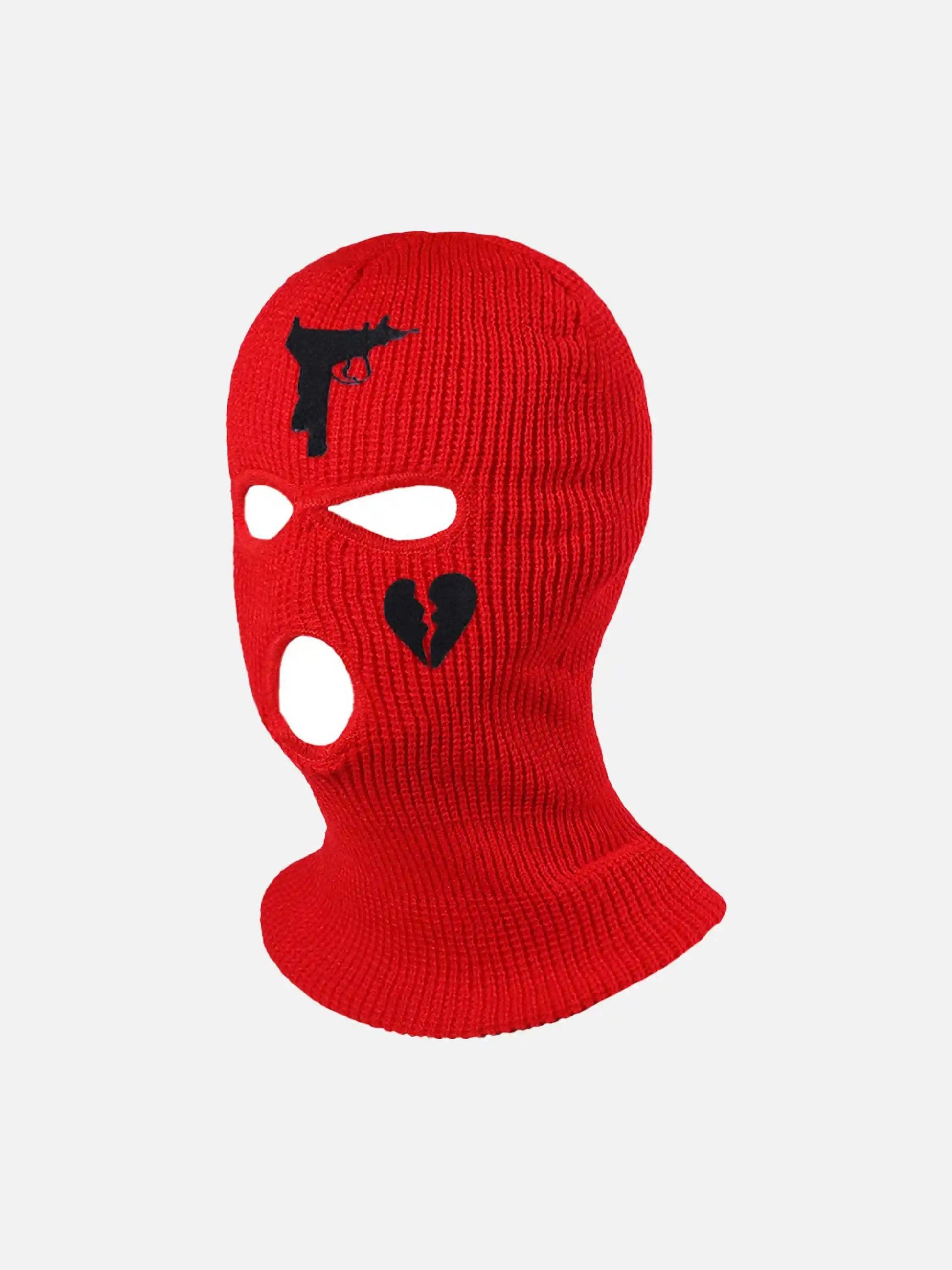 Disguisen Street Three-Hole Knitted Embroidered Beanie