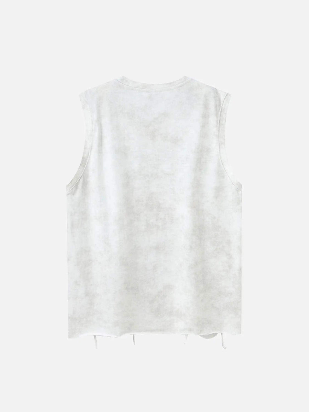 Disguisen American Street Style Ripped Sleeveless Vest