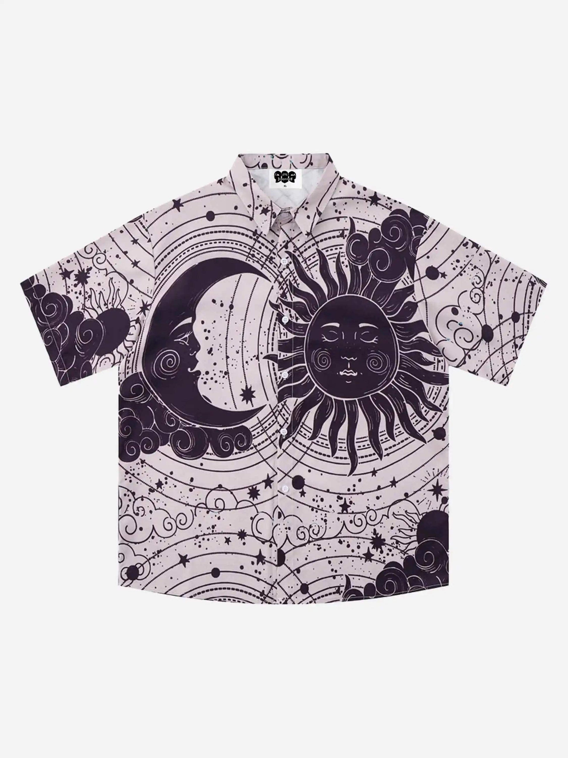 Disguisen Retro Oversize Casual Beach Shirt