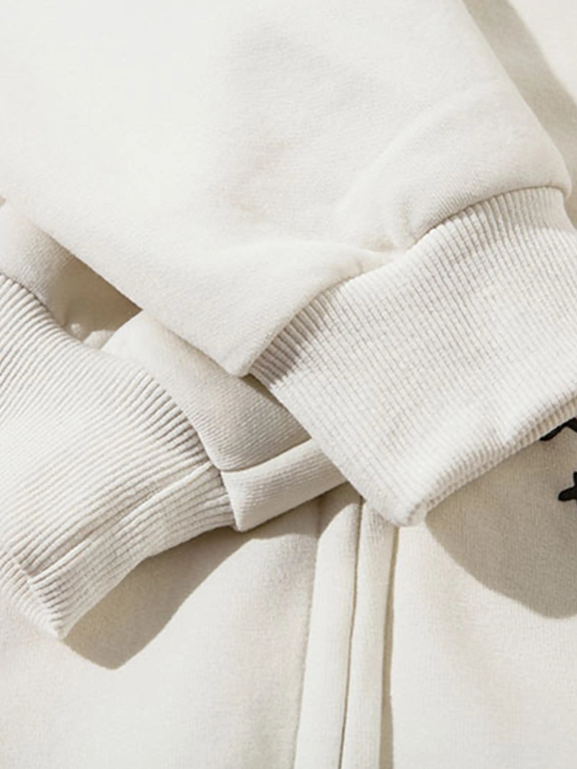 Disguisen Vintage Graffiti Print Zip-up Hoodie