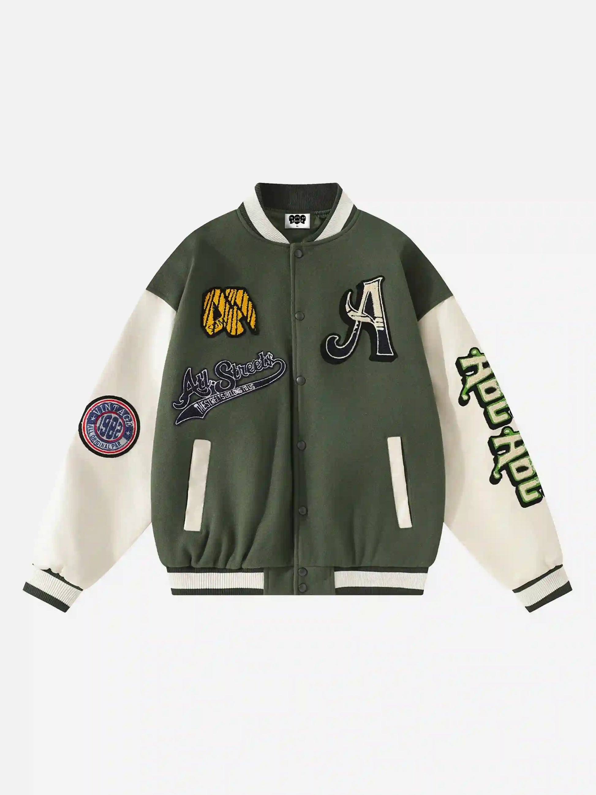 Disguisen Vintage Embroidered Baseball Jacket